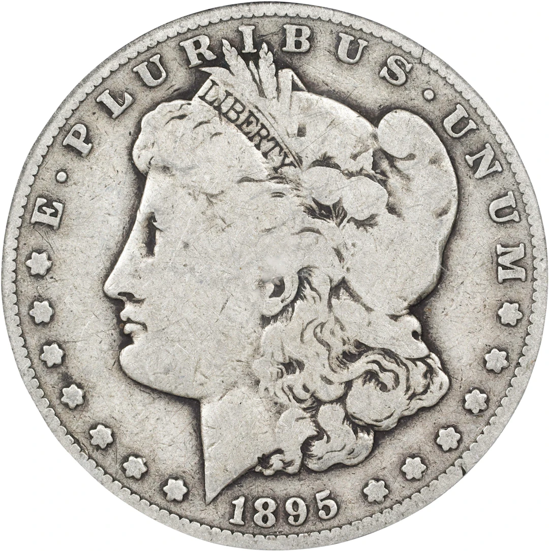 1895-S Morgan Silver Dollar. VG-8 (PCGS).