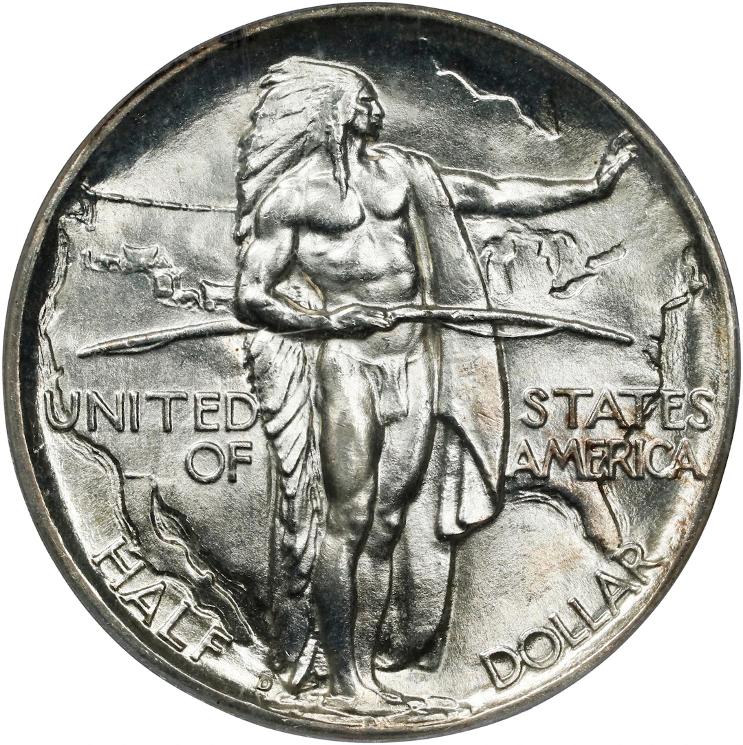 1937-D Oregon Trail Memorial. MS-64 (PCGS).