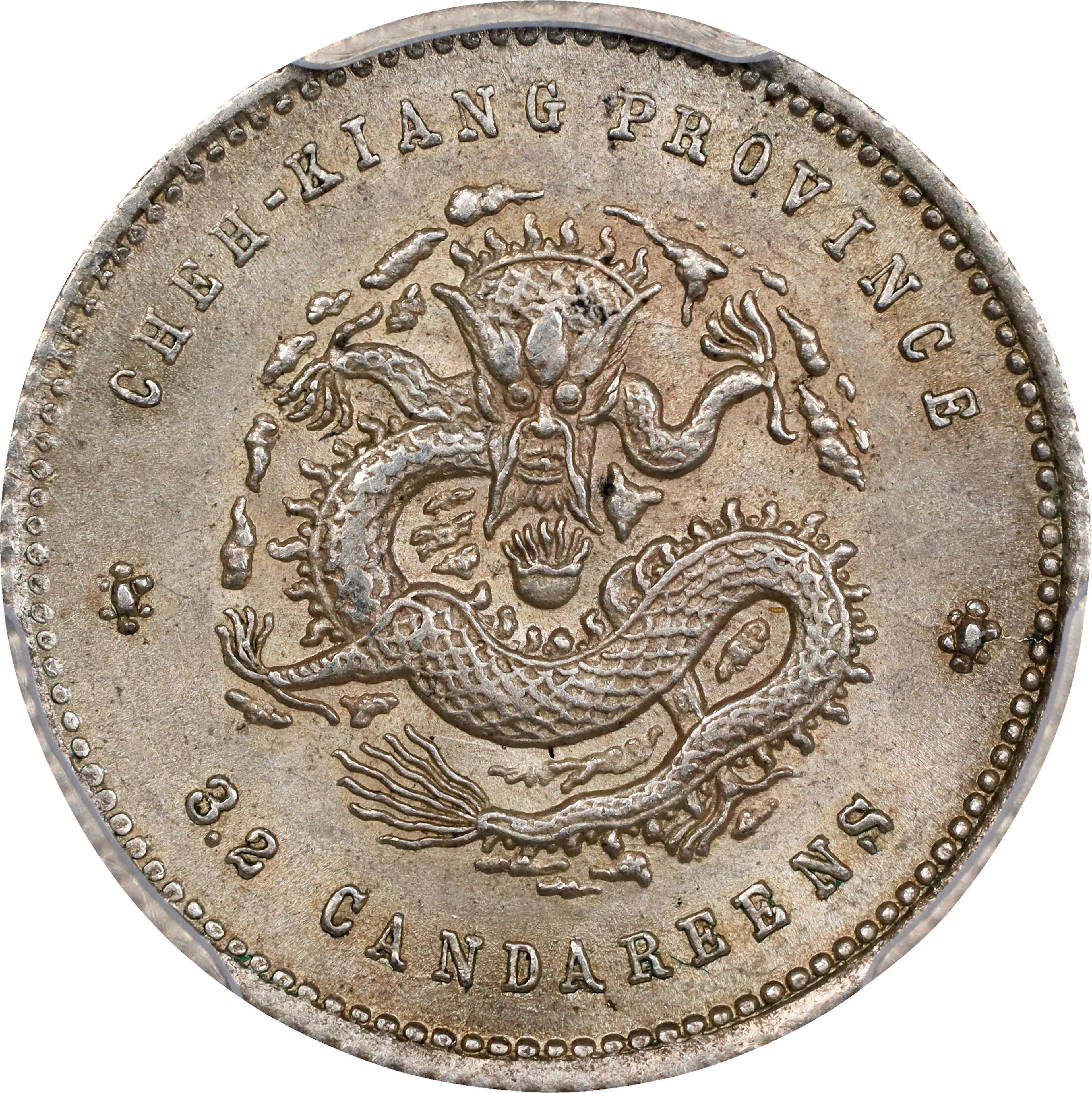 CHINA. Chekiang. 3.6 Candareens (5 Cents), ND (1898-99). Hangchow
