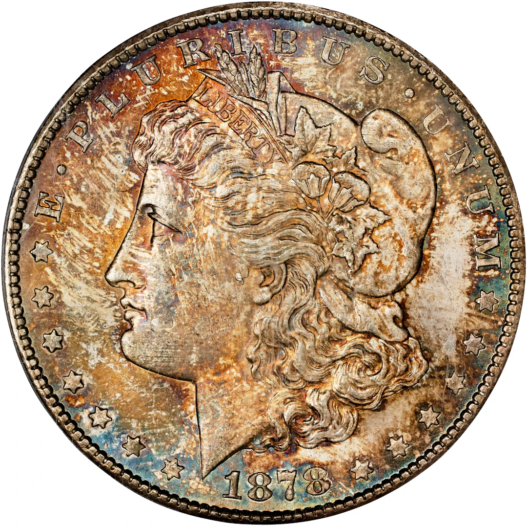 1878-CC Morgan Silver Dollar. MS-63 (PCGS). OGH Generation 3.0.