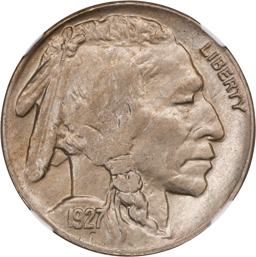 1927-D Buffalo Nickel. MS-63 (NGC). CAC.