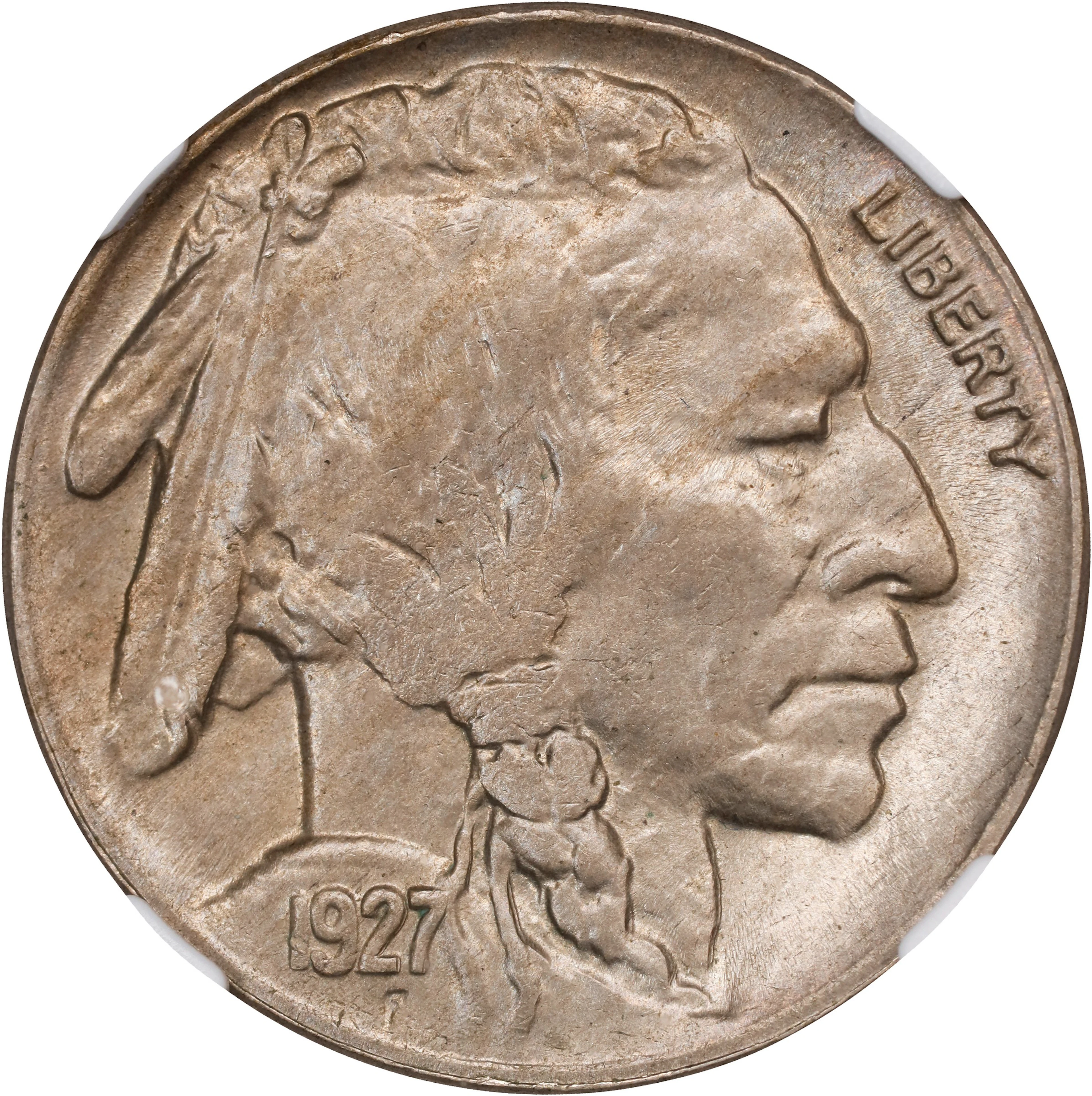 1927-D Buffalo Nickel. MS-63 (NGC). CAC.