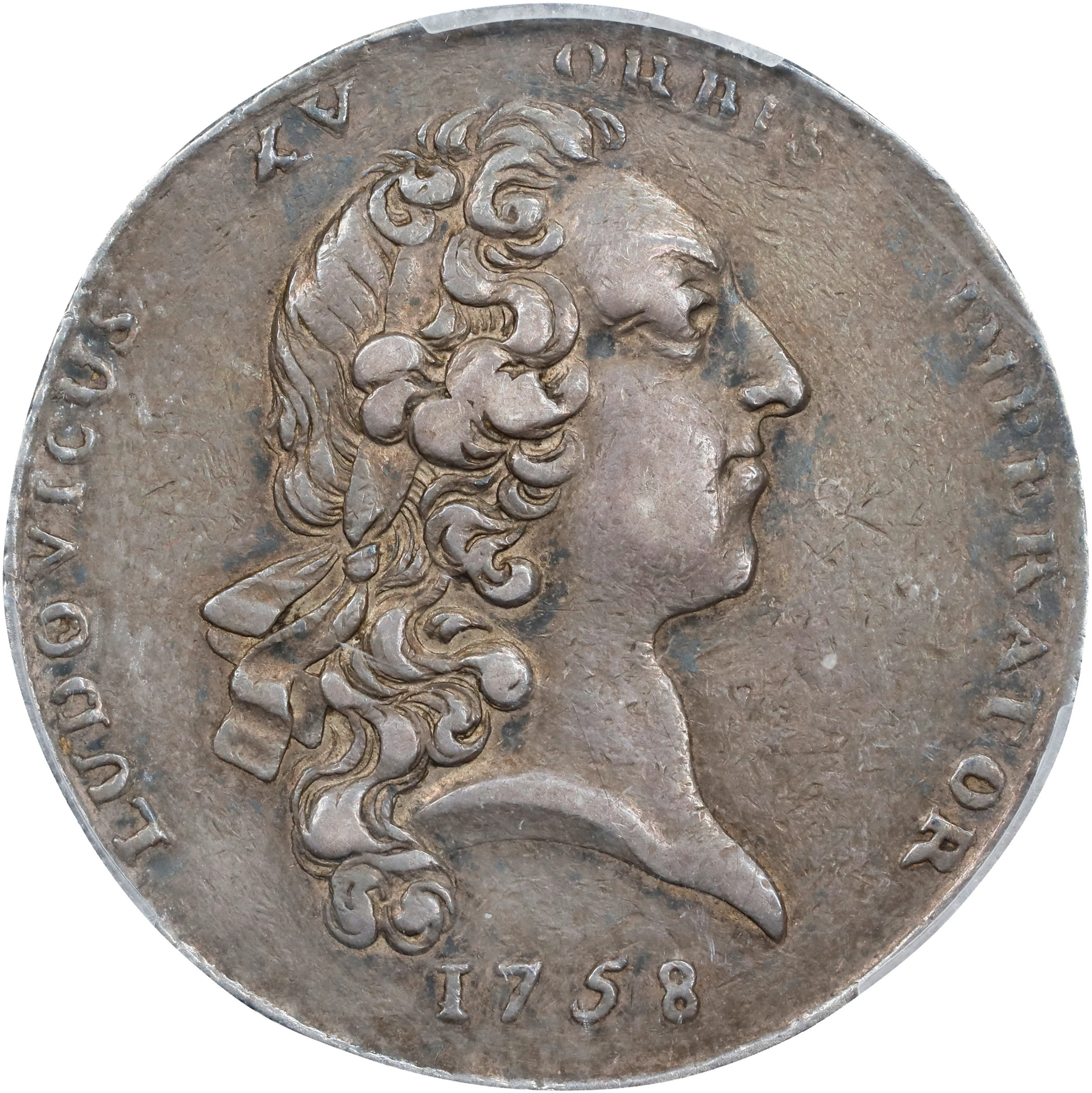 1758 Oswego Captured Medal. Betts-415. Silver. EF-40 (PCGS).