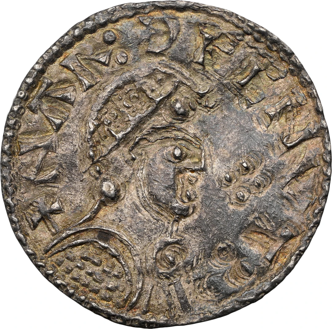 DENMARK. Penny, ND (1035-42). Harthacnut (Hardeknud). NGC MS-62.