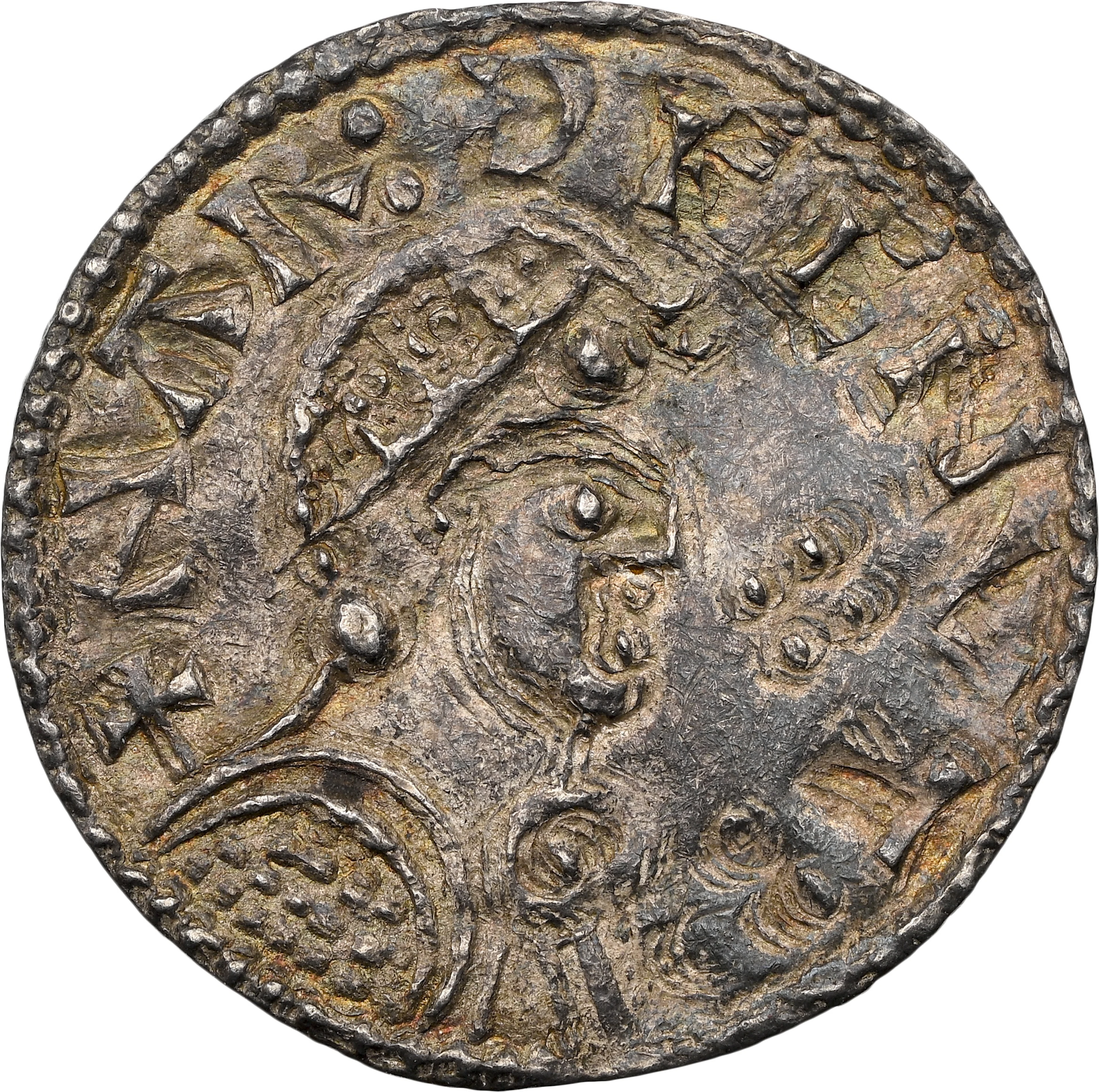 DENMARK. Penny, ND (1035-42). Harthacnut (Hardeknud). NGC MS-62.