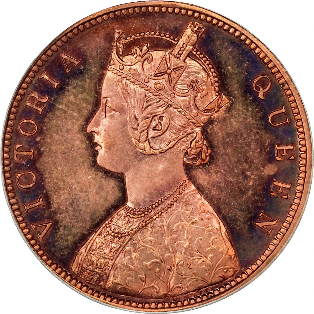 HONG KONG (SAR). Copper Cent Pattern, ND (1862). London Mint. Victoria.