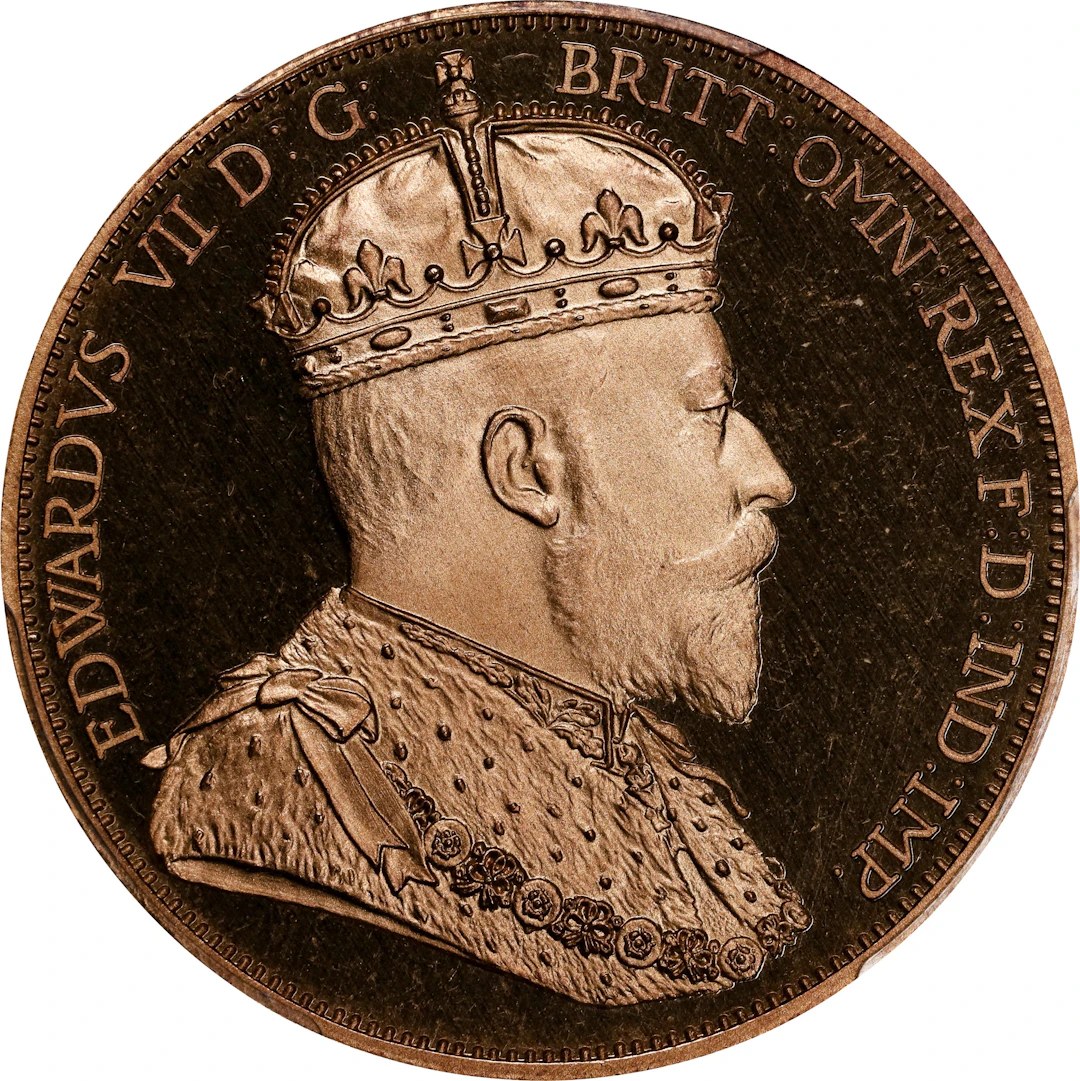 HONG KONG (SAR). Fantasy Bronze Dollar, "1901" (ca. 2000). Edward