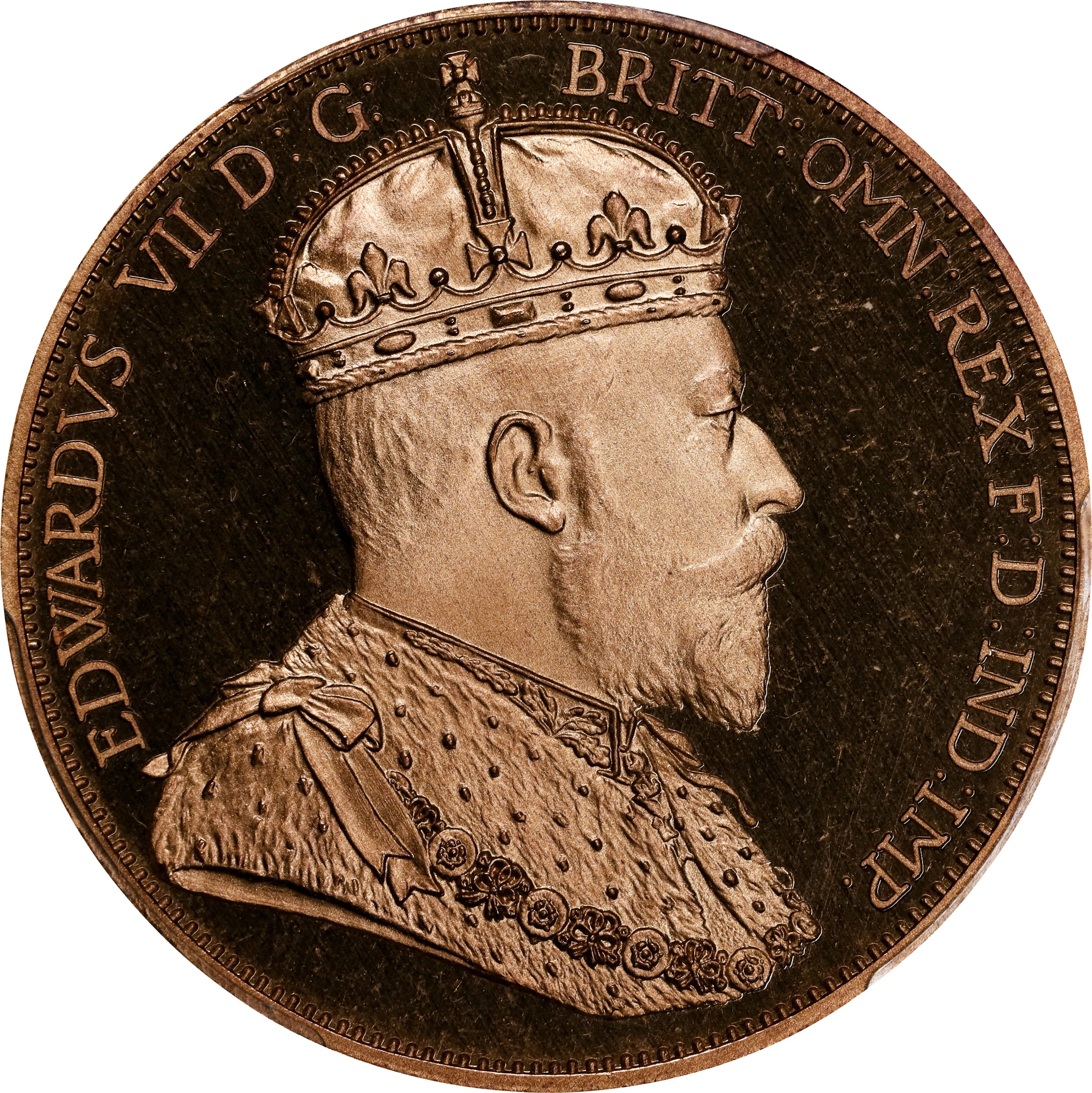 HONG KONG (SAR). Fantasy Bronze Dollar, "1901" (ca. 2000). Edward