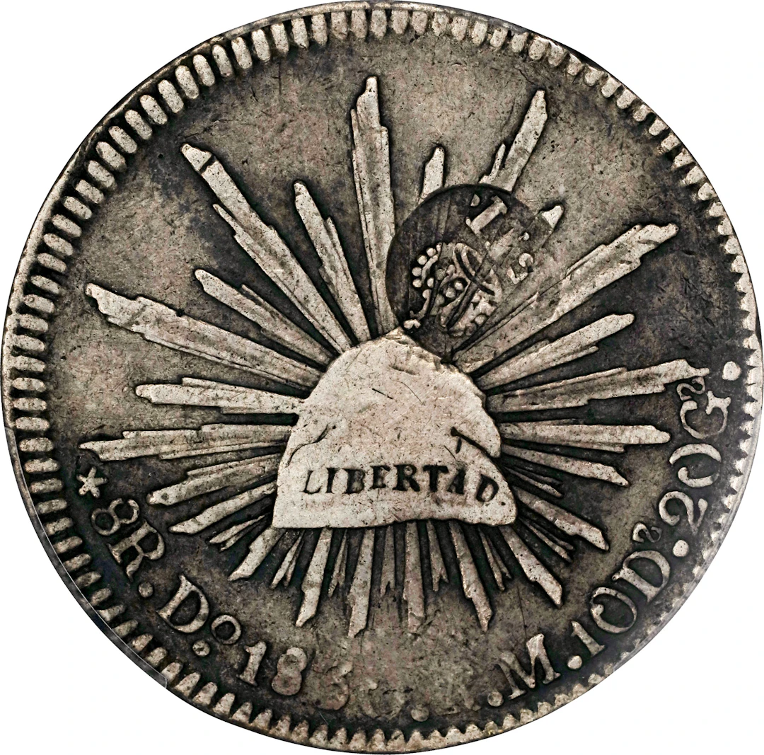 PHILIPPINES. Philippines - Mexico. 8 Reales, ND (1834-37). Manila