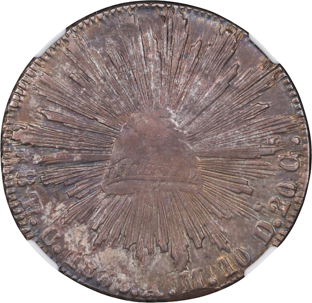 MEXICO. 8 Reales, 1835-Ca AM. Chihuahua Mint. NGC AU Details--Obverse