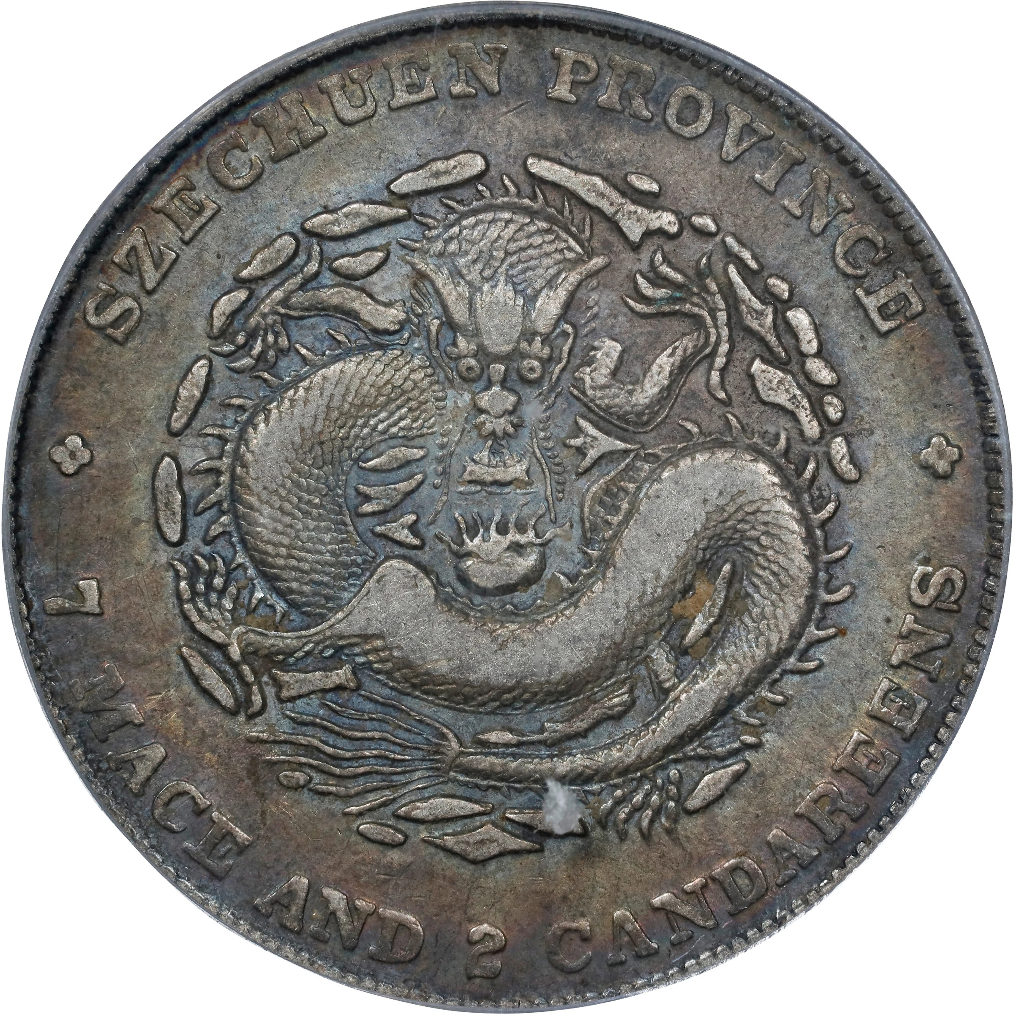 (t) CHINA. Szechuan. 7 Mace 2 Candareens (Dollar), ND (1901-08). Chengdu