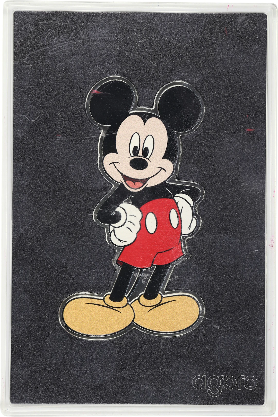 (0.5 oz, 15.552 g ASW). Niue. Agoro Mickey Mouse 1/2 oz Silver $1.