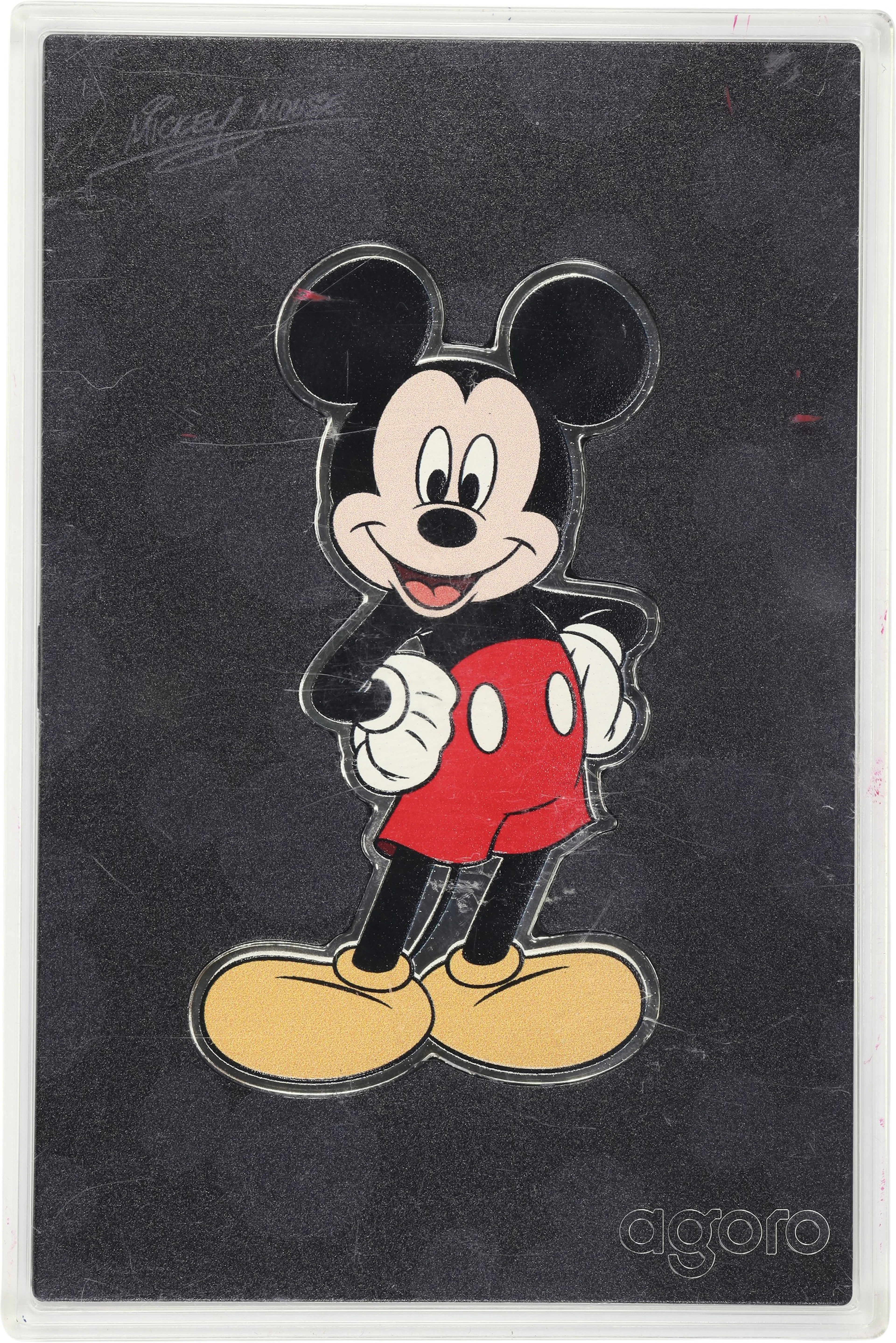 (0.5 oz, 15.552 g ASW). Niue. Agoro Mickey Mouse 1/2 oz Silver $1.