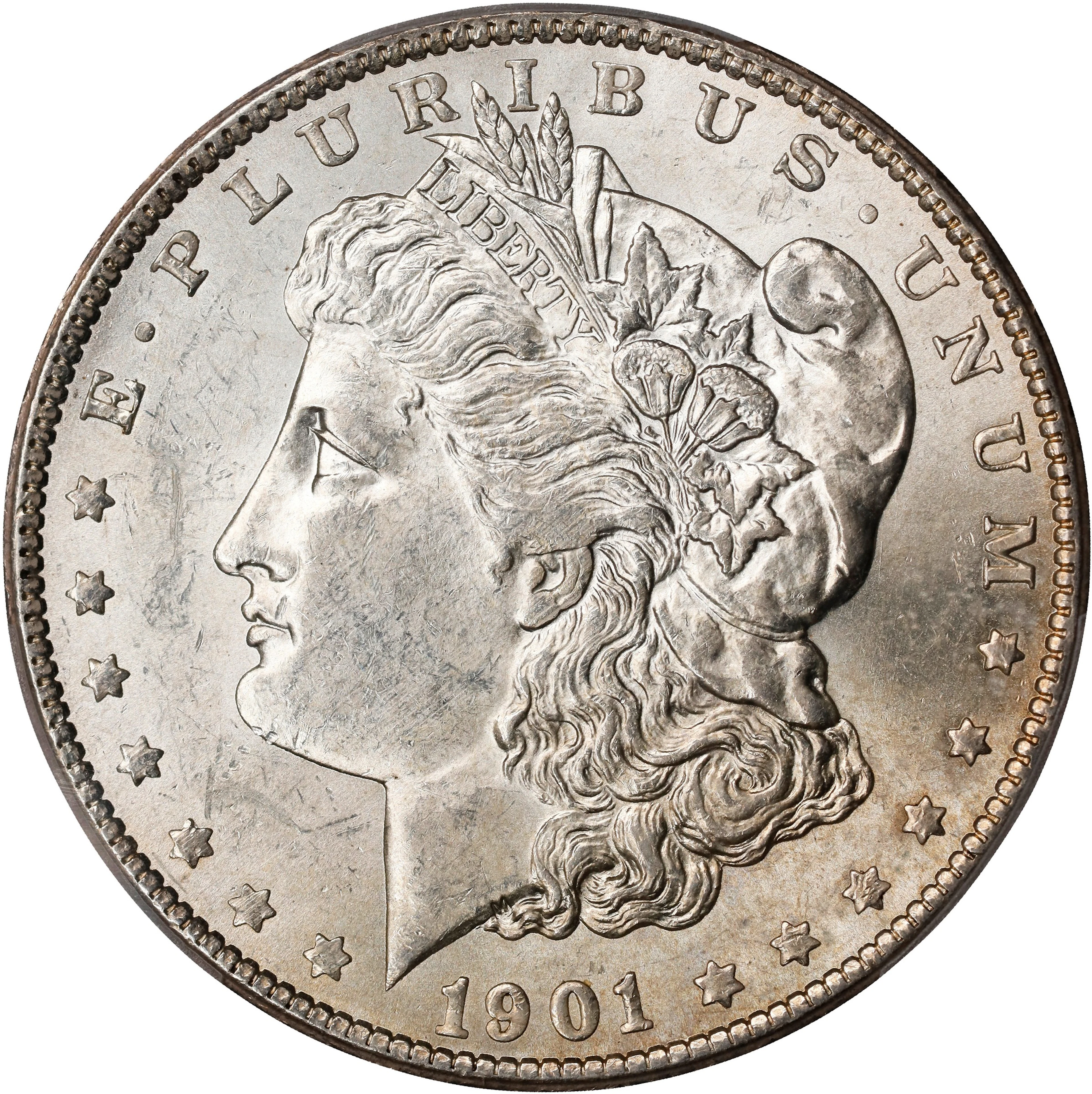 1901-S Morgan Silver Dollar. MS-62 (PCGS).