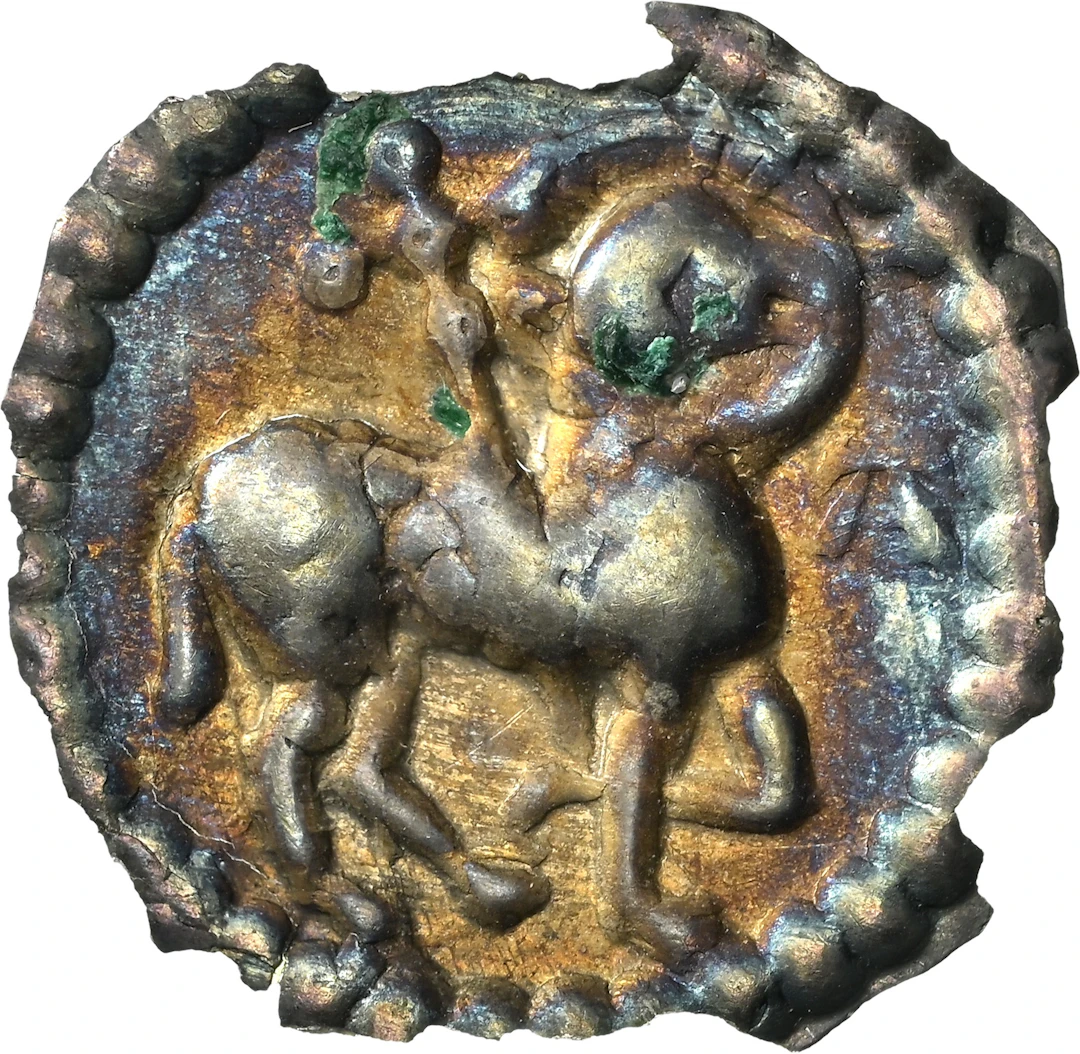 DENMARK. Penny (Bracteate), ND (1157-82). Northern Jutland Mint. Valdemar