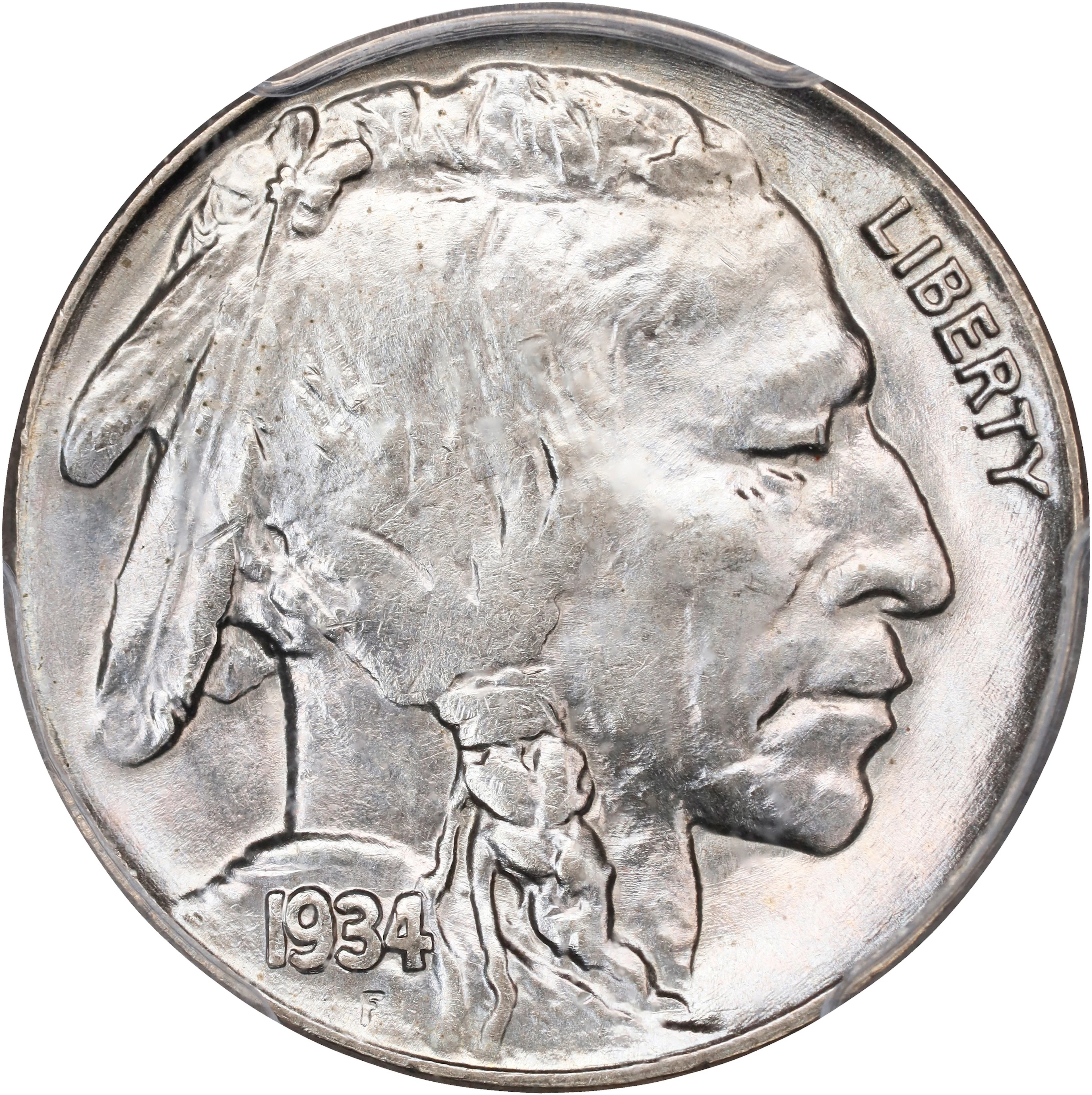 1934 Buffalo Nickel. MS-65 (PCGS).