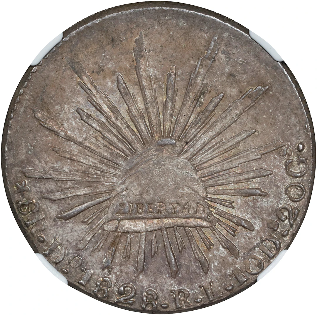 MEXICO. 8 Reales, 1828-Do RL. Durango Mint. NGC MS-61.