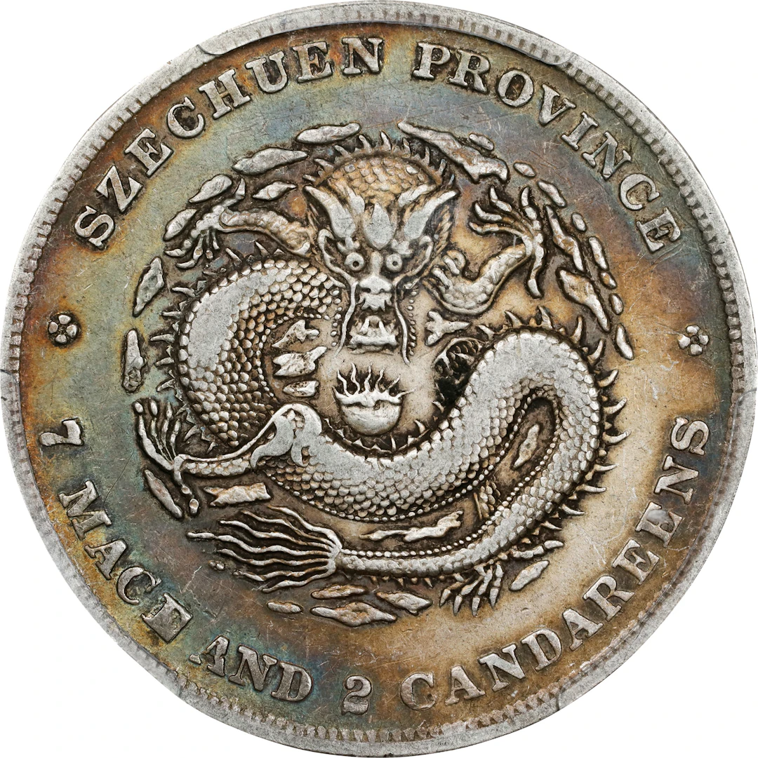 (t) CHINA. Szechuan. 7 Mace 2 Candareens (Dollar), ND (1901-08). Chengdu