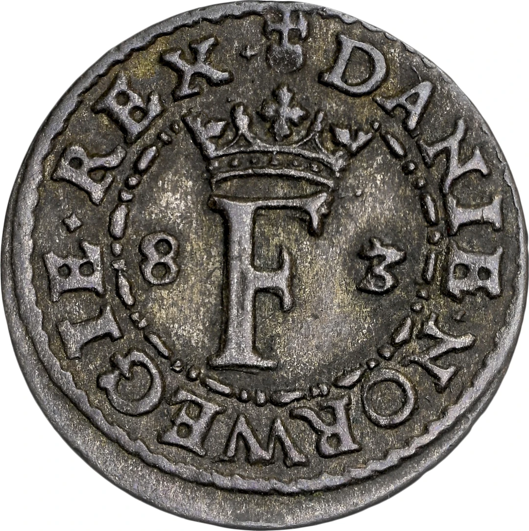 DENMARK. Hvid, 1583. Frederiksborg Mint. Frederik II. NGC AU-55.