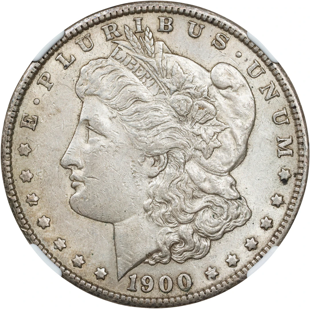 1900-S Morgan Silver Dollar. AU-53 (NGC).