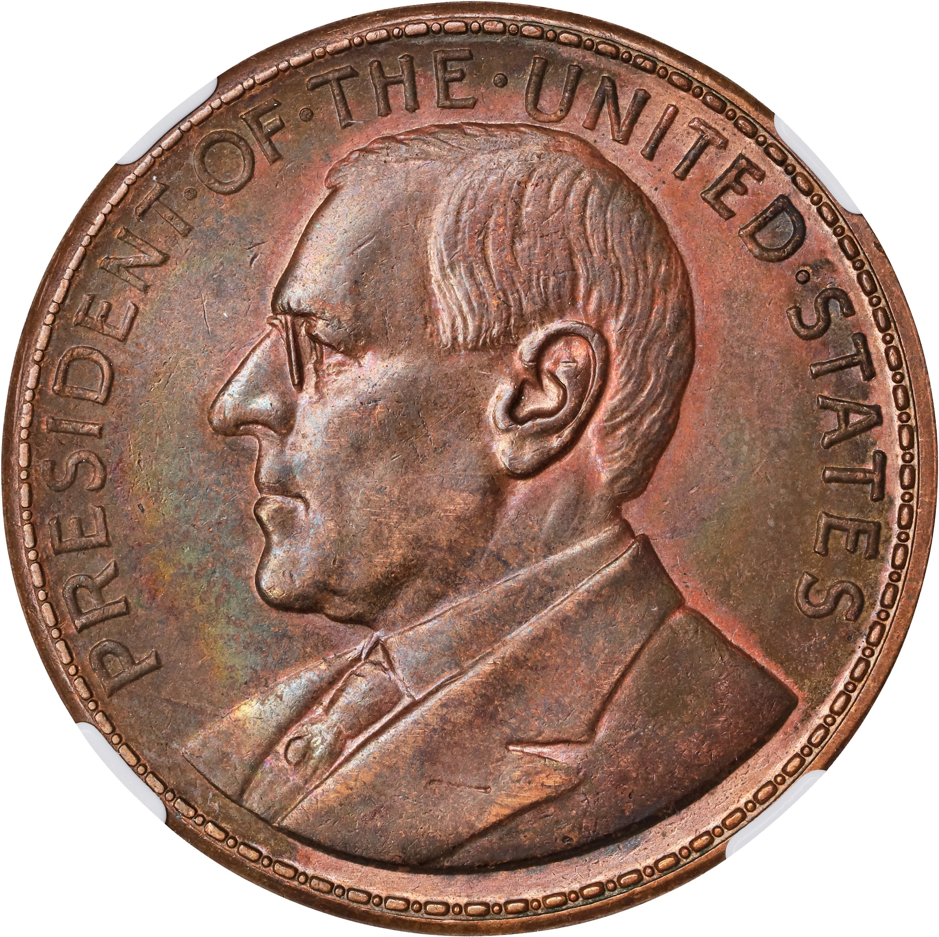 PHILIPPINES. Manila Mint Opening Wilson Bronze "Dollar", 1920. Manila