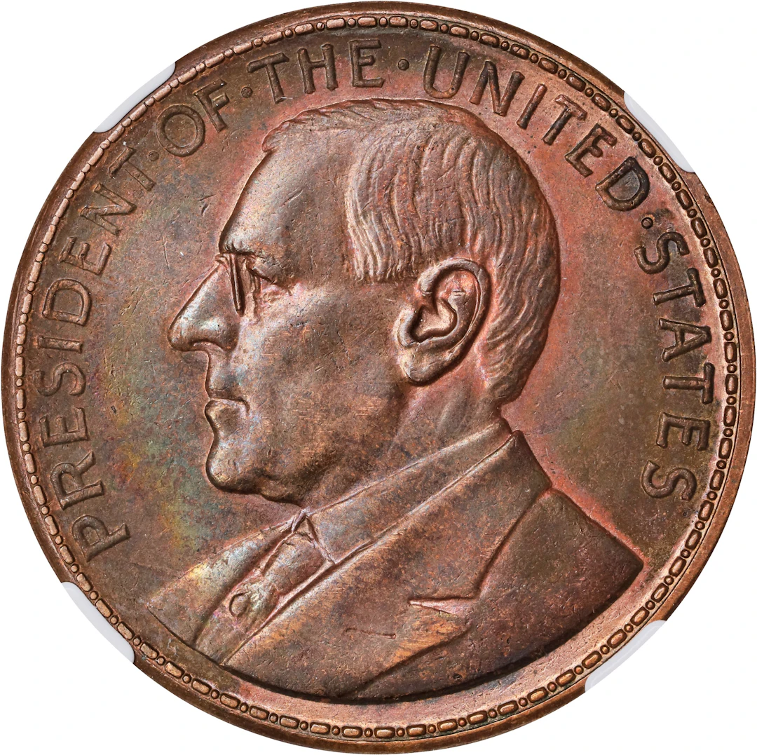 PHILIPPINES. Manila Mint Opening Wilson Bronze "Dollar", 1920. Manila