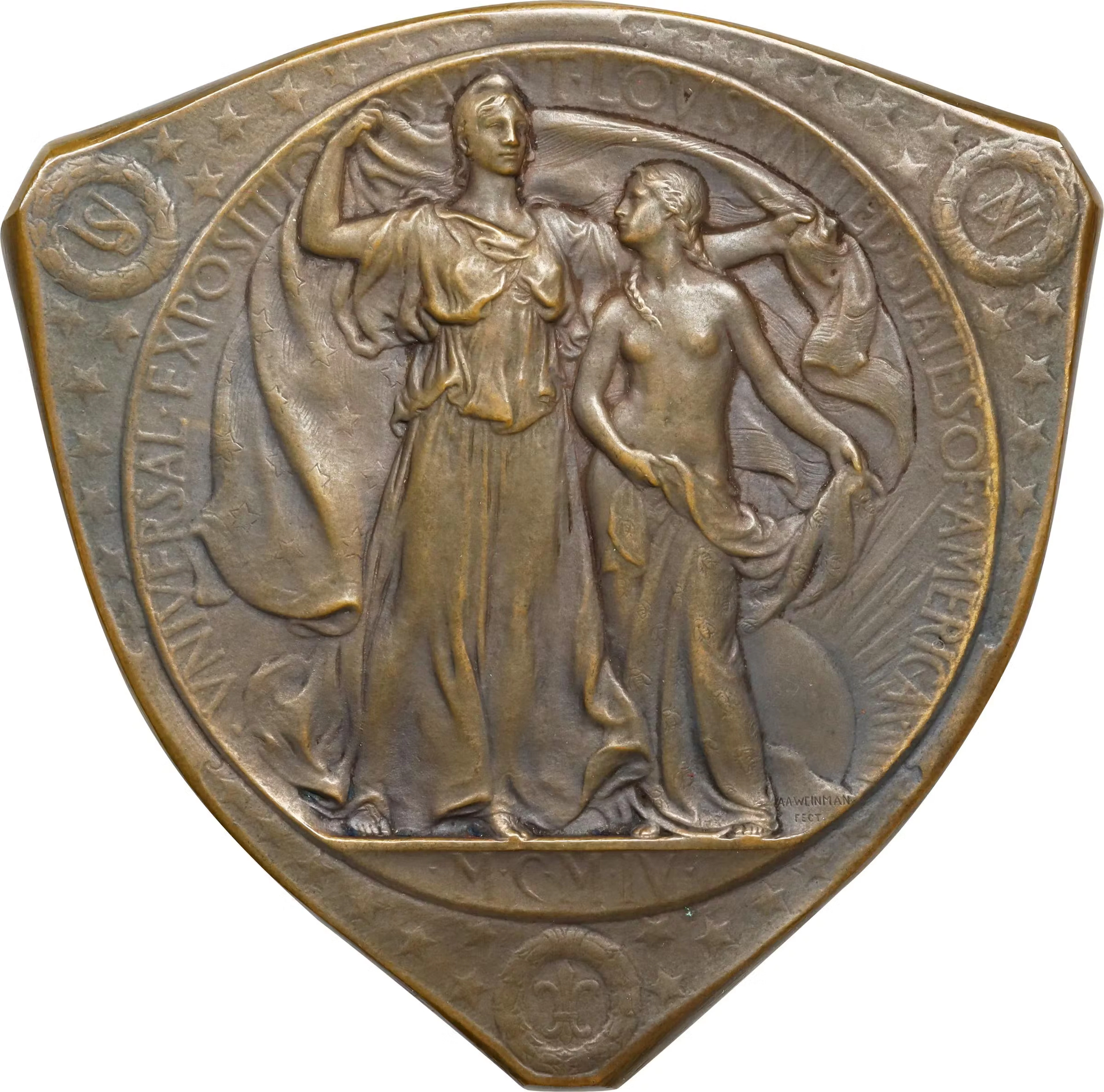 1904 Louisiana Purchase Exposition Commemorative Medal. By Adolph