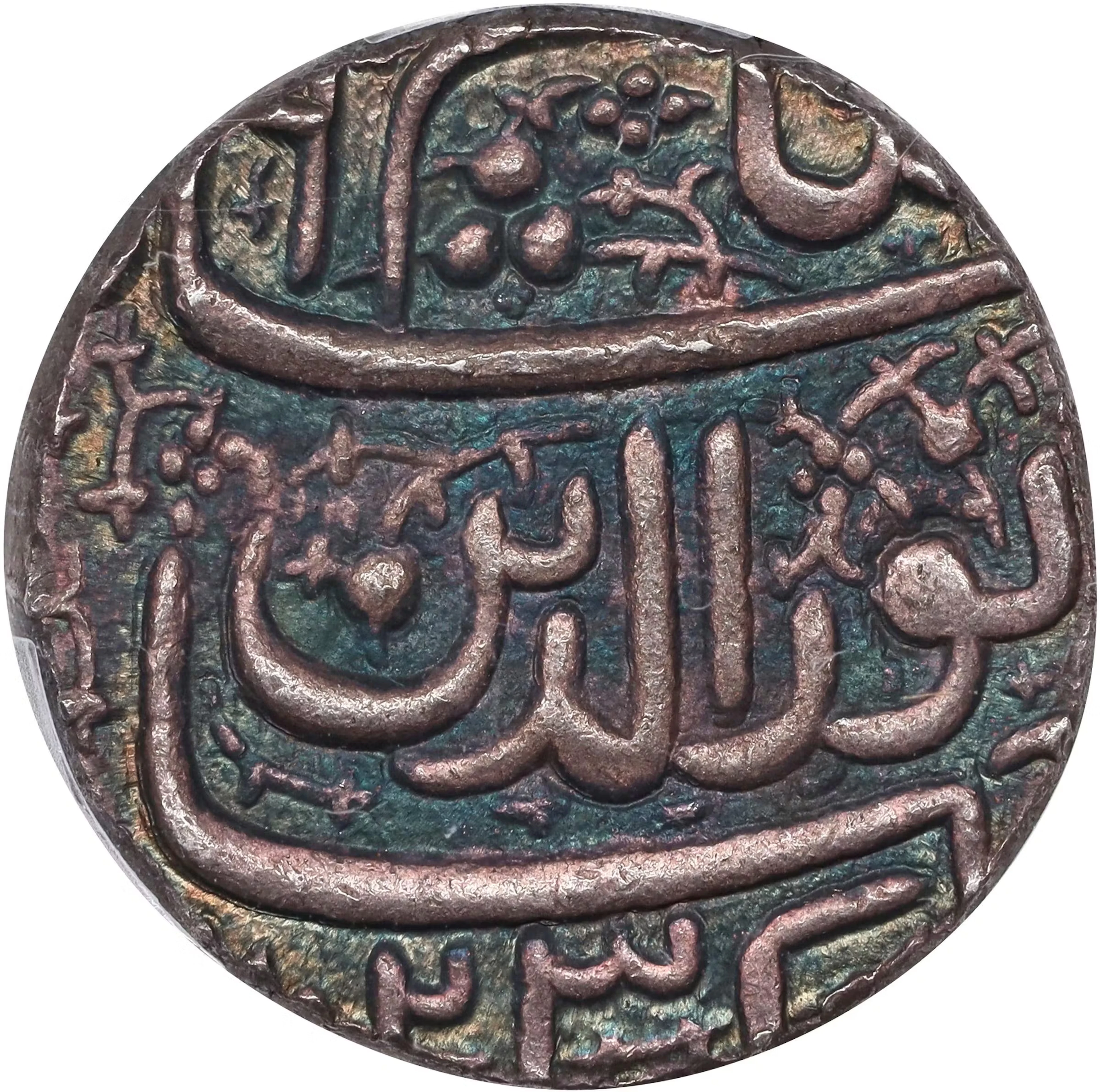 INDIA. Mughal Empire. Rupee, AH 1023 Year 9 (1614). Ahmadabad Mint.
