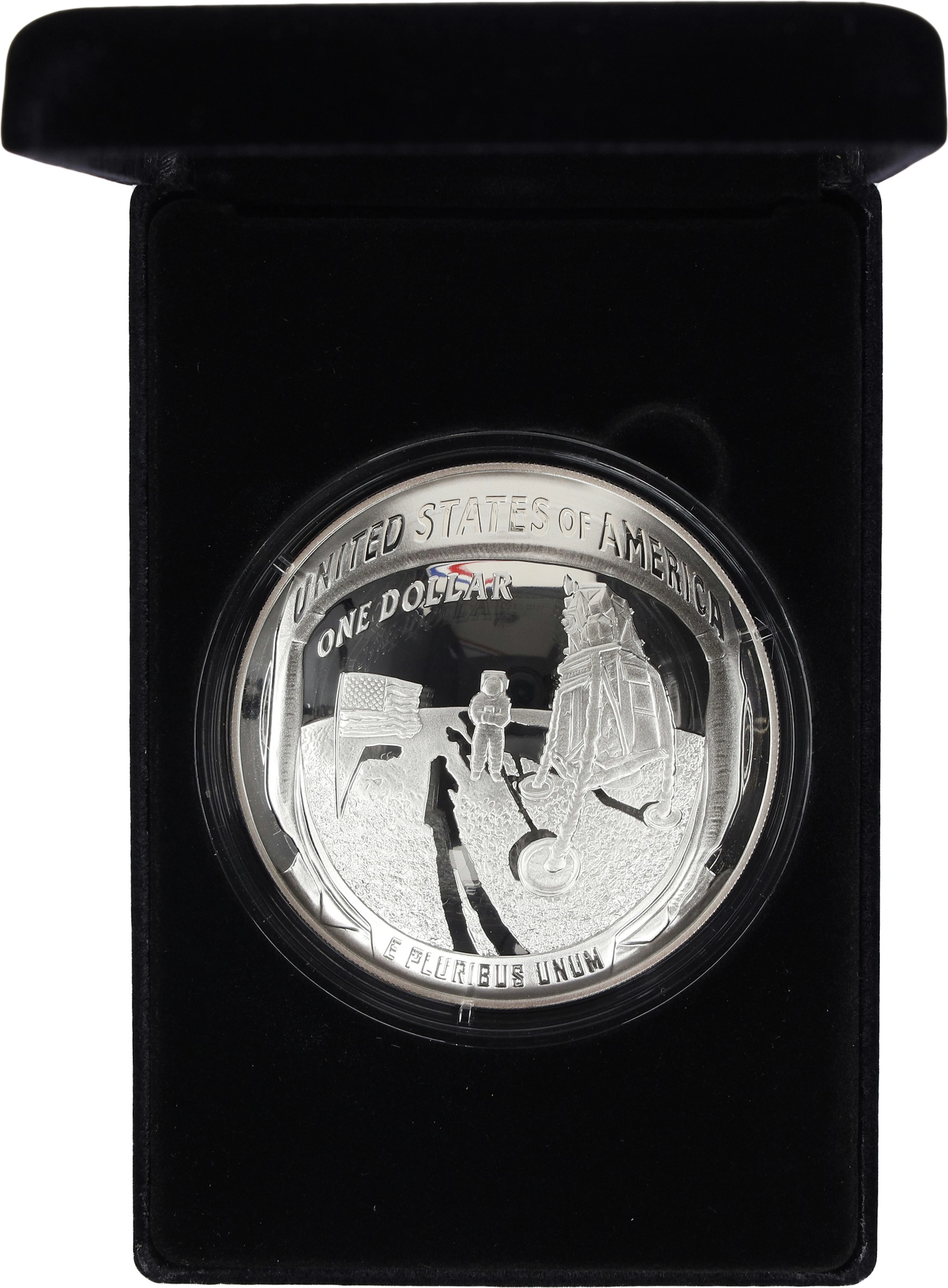 (5 oz, 155.52 g ASW). 2019-P Apollo 11 50th Anniversary 5 oz U.S.