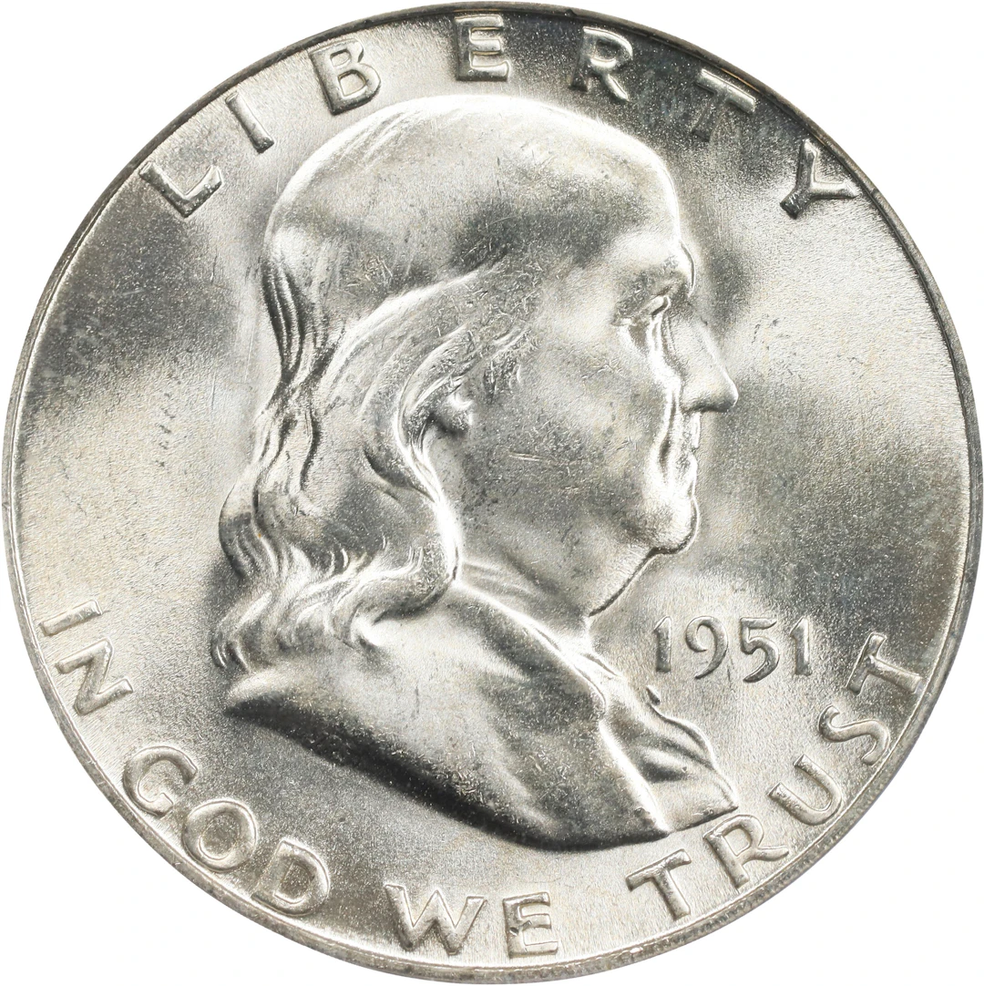 1951-S Franklin Half Dollar. MS-66 FBL (PCGS).