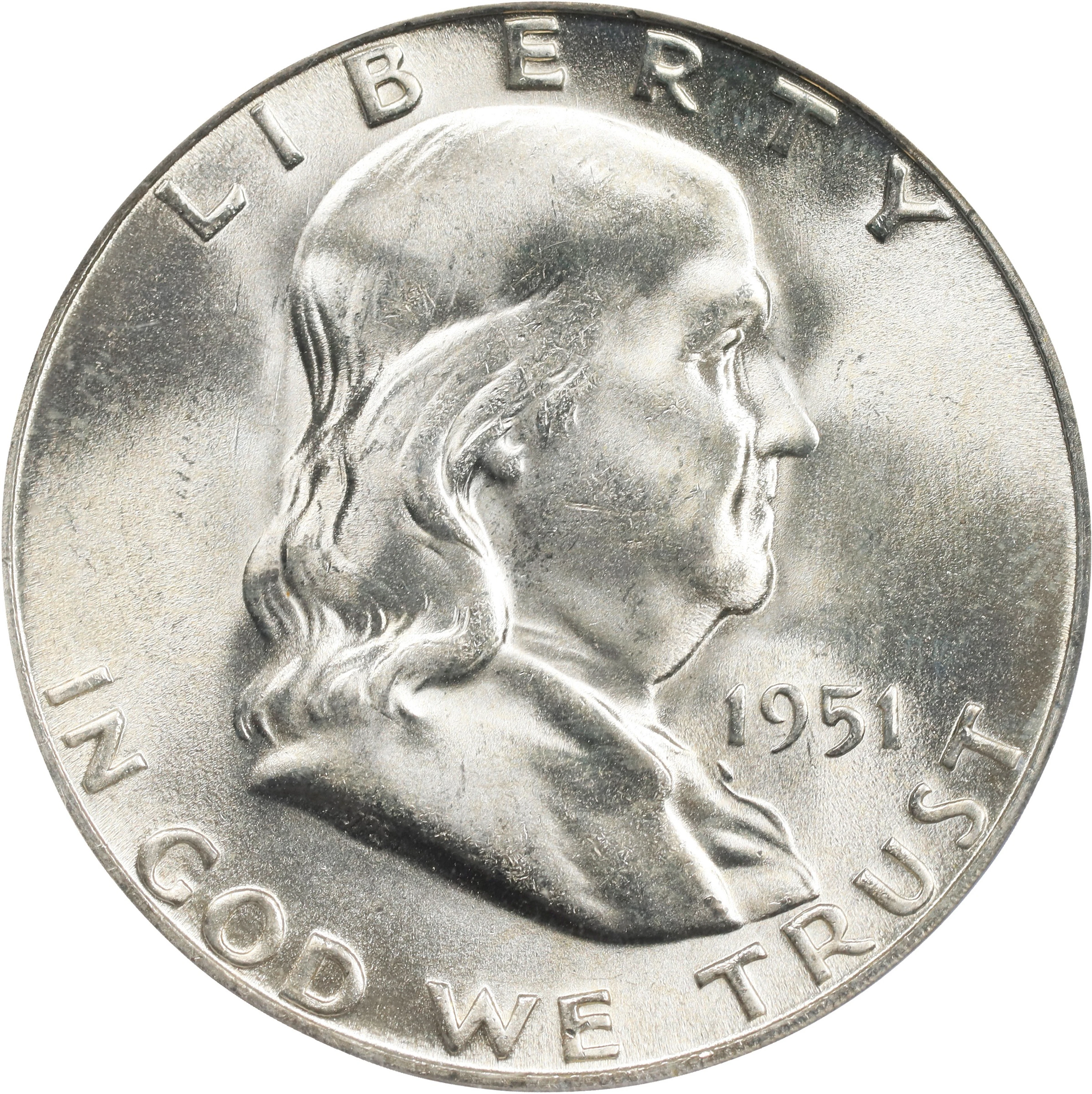1951-S Franklin Half Dollar. MS-66 FBL (PCGS).