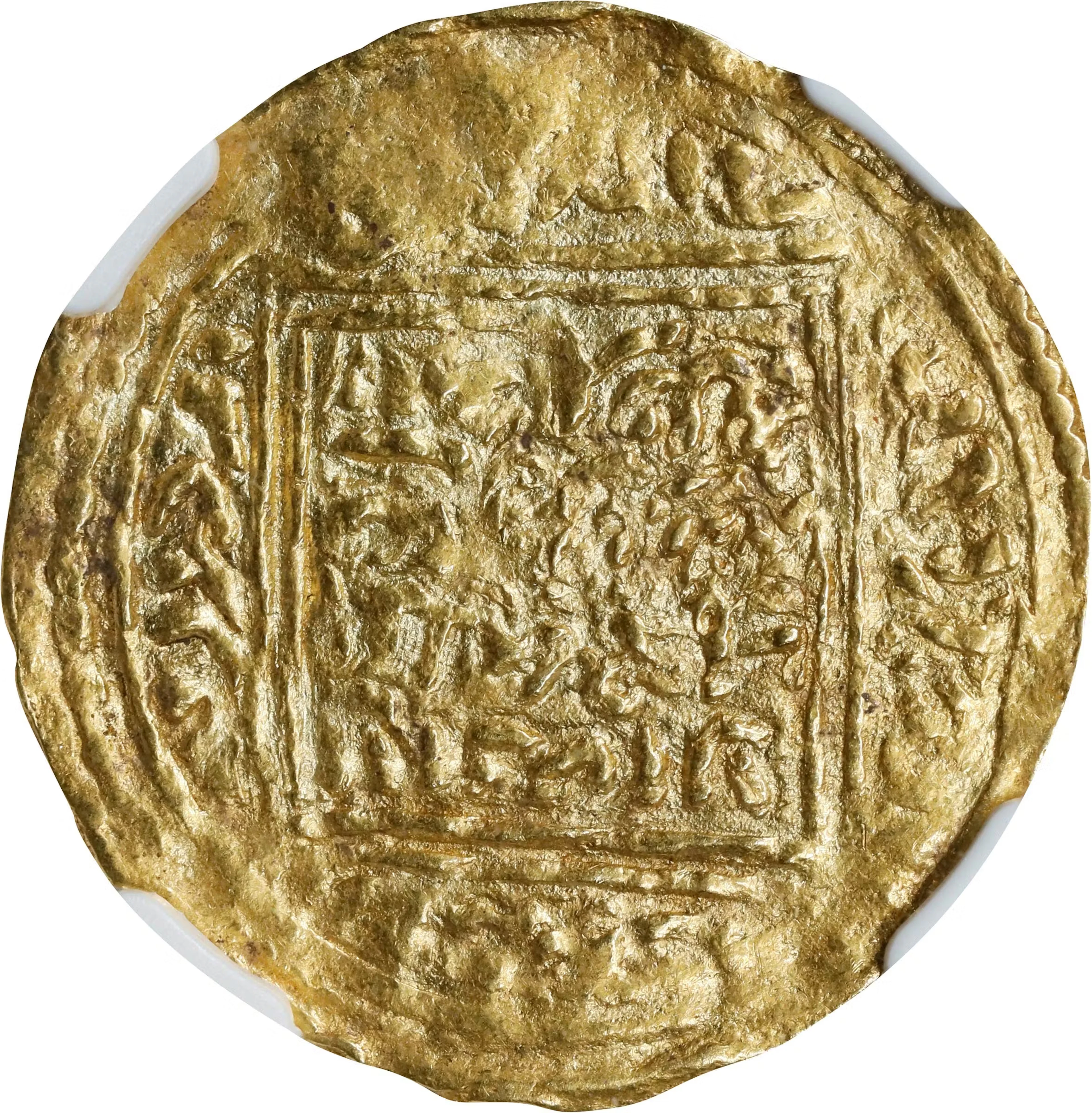 ISLAMIC KINGDOMS. Merinid. 1/2 Dinar, ND (AH 800-823 [1398-1420]).