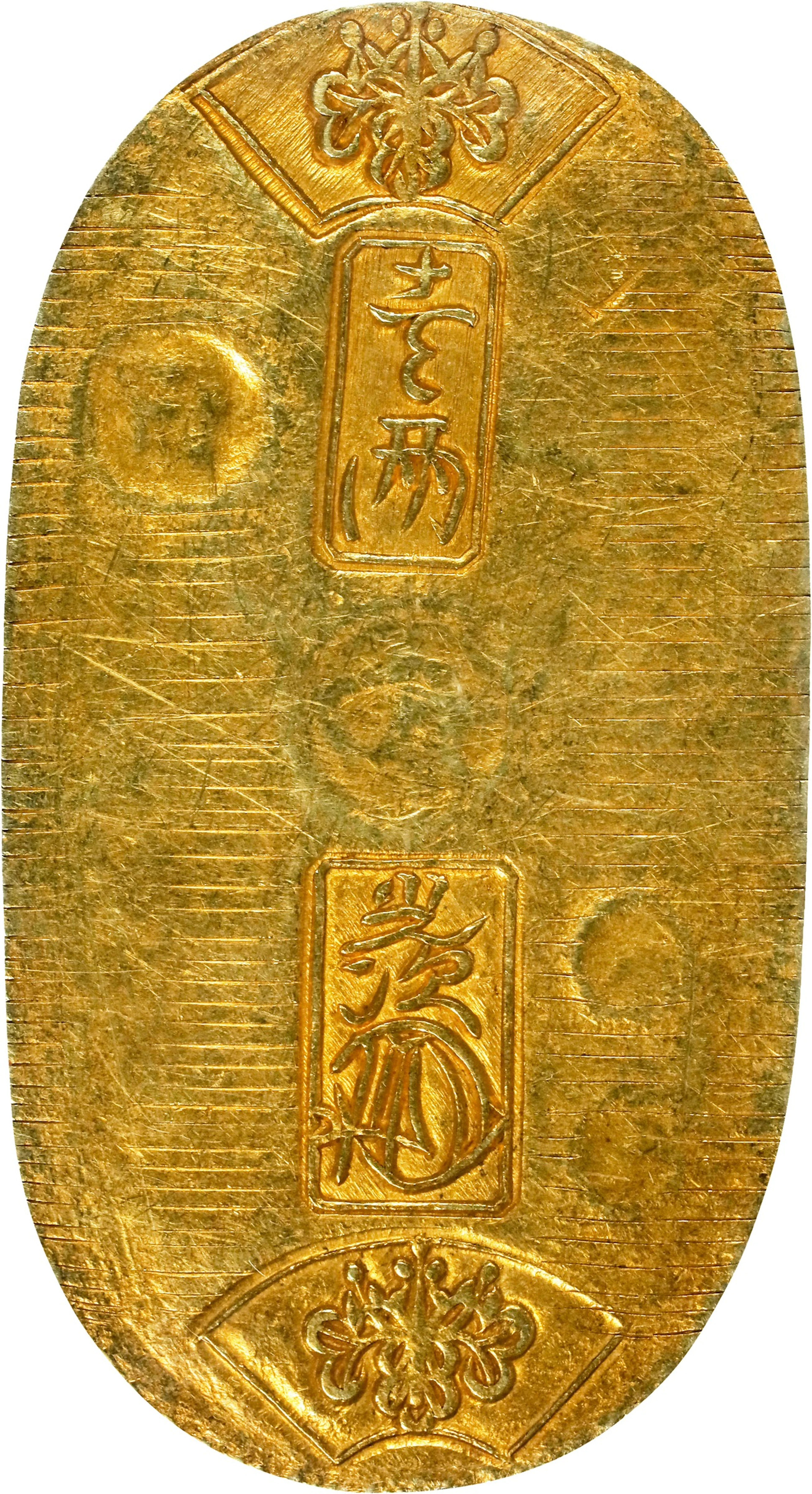 JAPAN. Koban, ND (1837-58). Tempo era. PCGS Genuine--Scratch, AU Details.