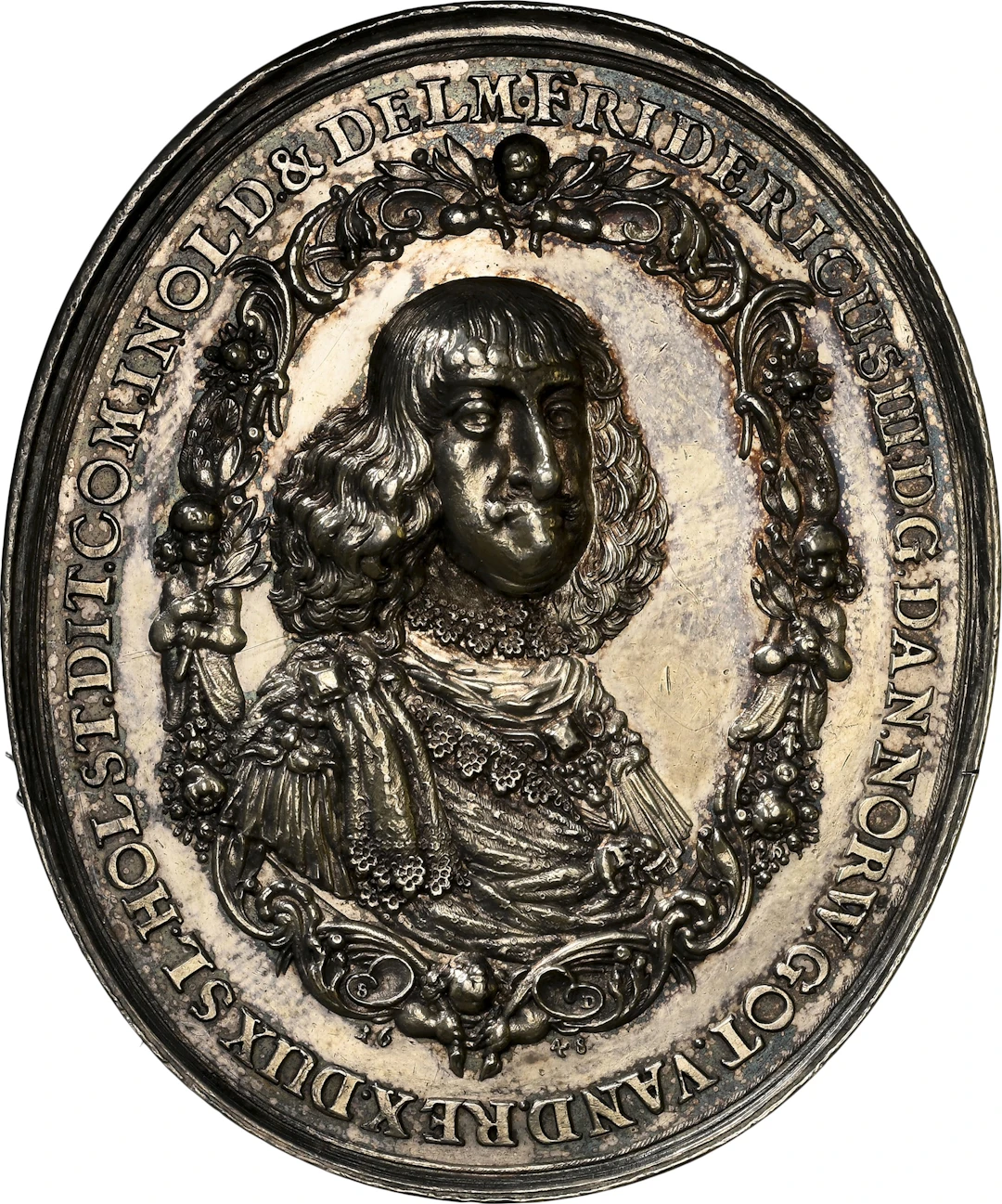 DENMARK. The King's Accession and The Westpfalian Peace Silver Medal