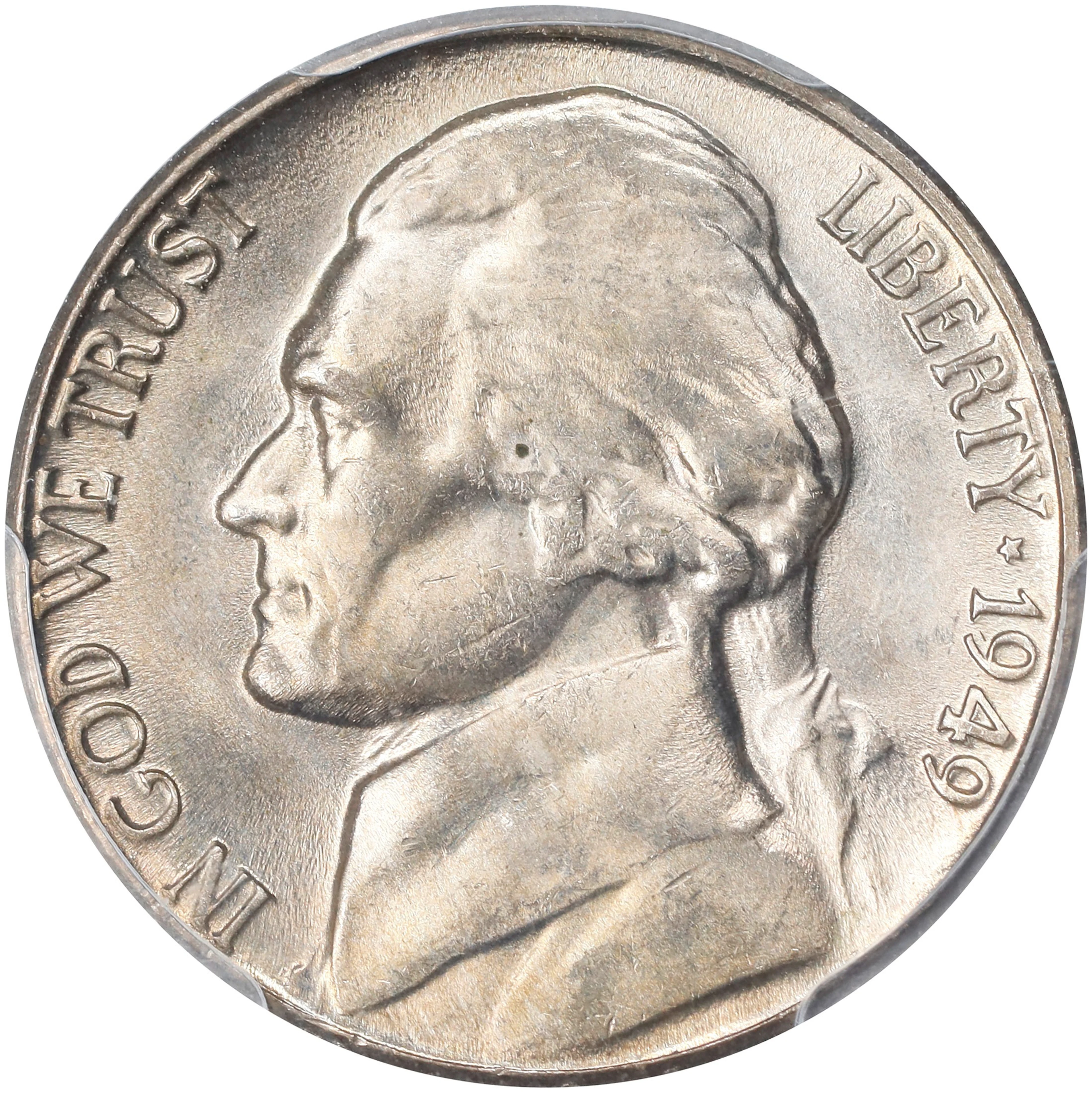 1949-D/S Jefferson Nickel. FS-501. MS-66 (PCGS). CAC.