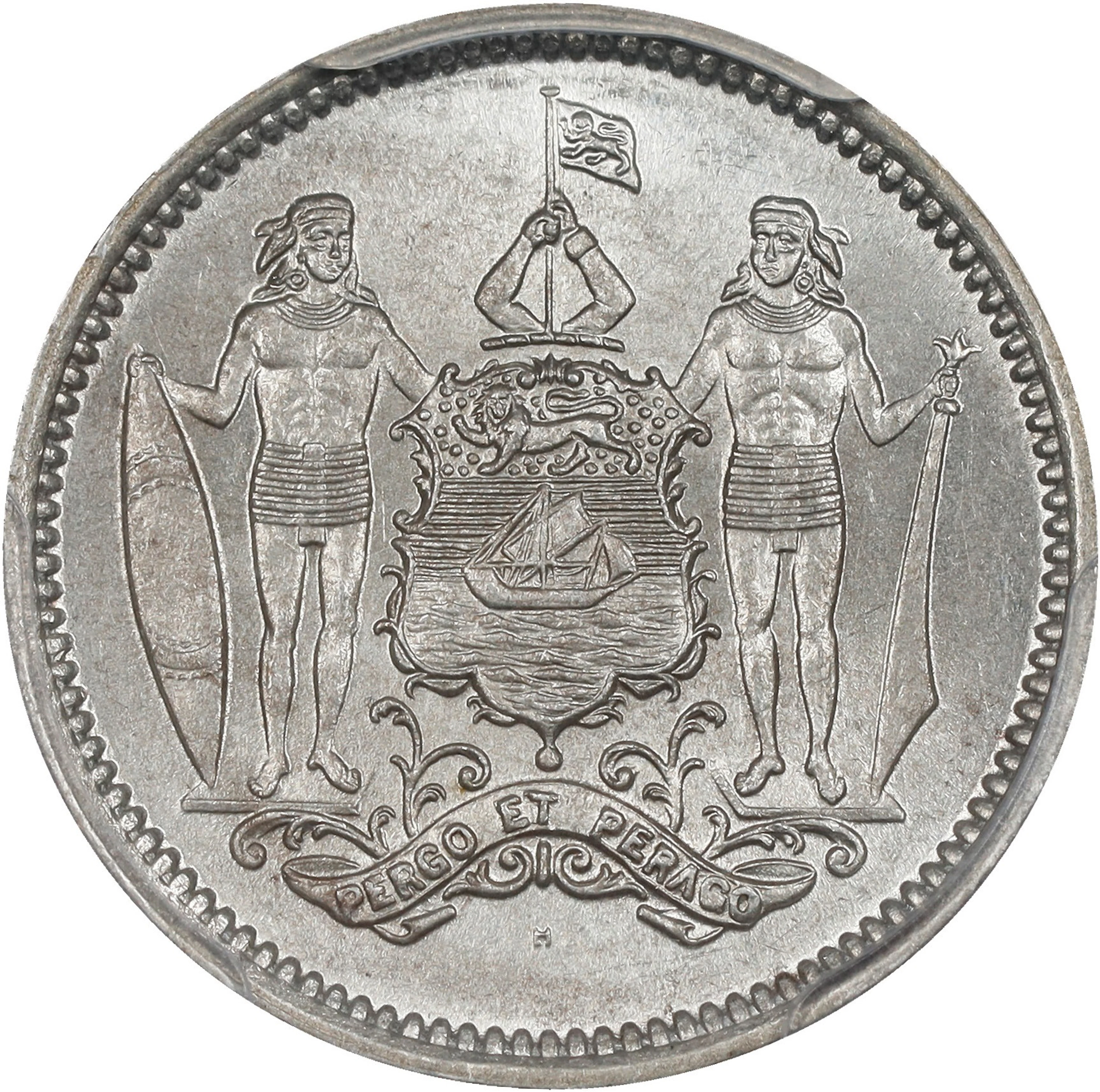BRITISH NORTH BORNEO. 25 Cents, 1929-H. Birmingham (Heaton) Mint.