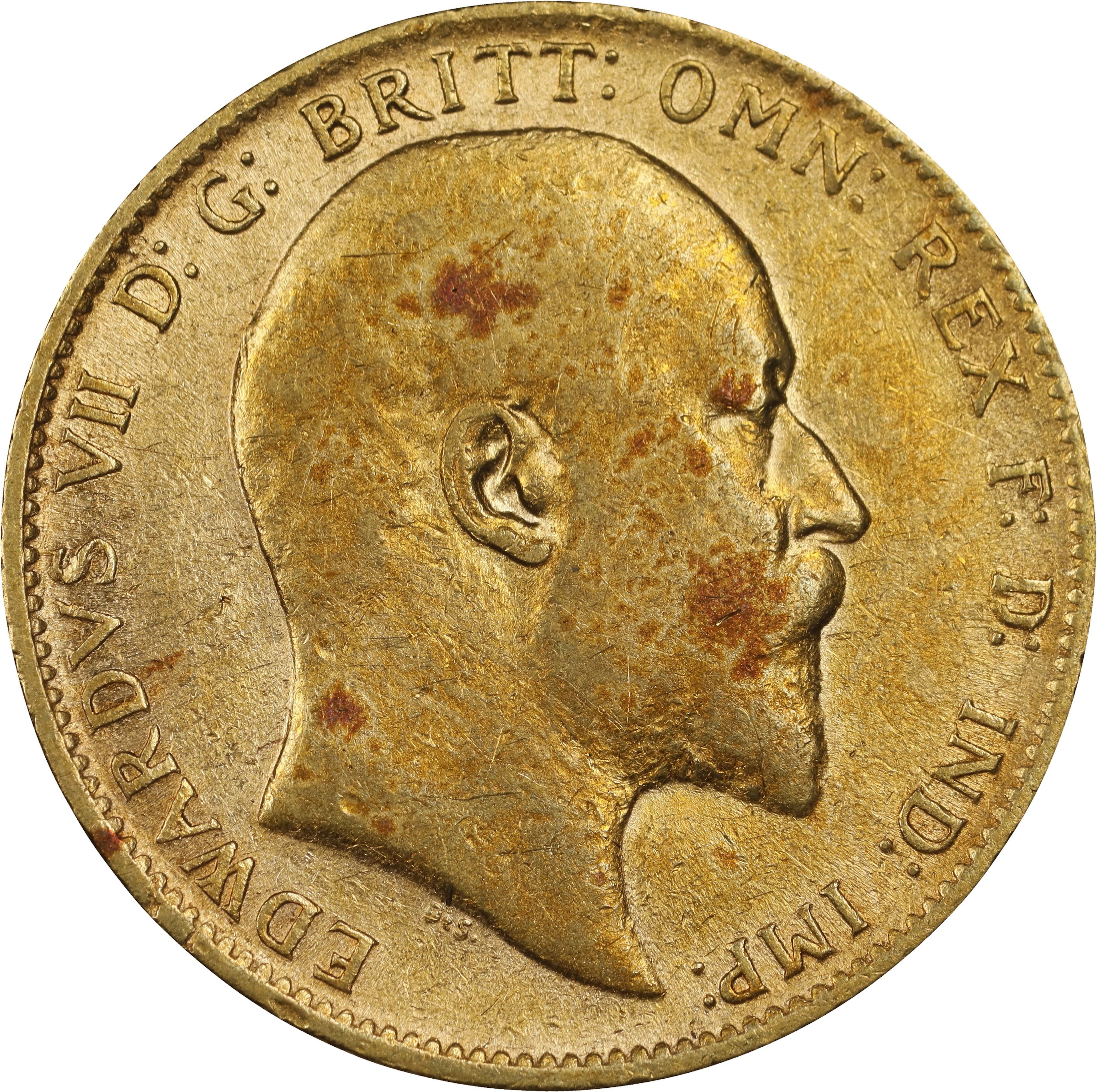 (0.236 oz, 7.325 g AGW). Great Britain. 1906 Gold Sovereign.