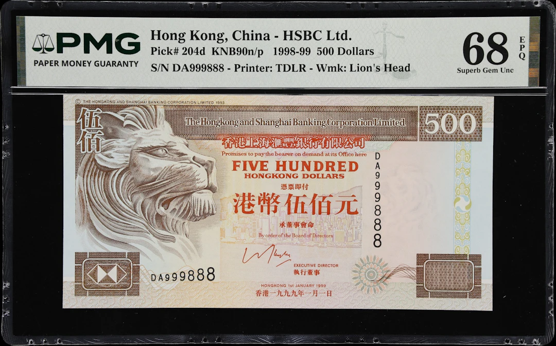 (t) HONG KONG (SAR). Hong Kong & Shanghai Banking Corporation Limited.