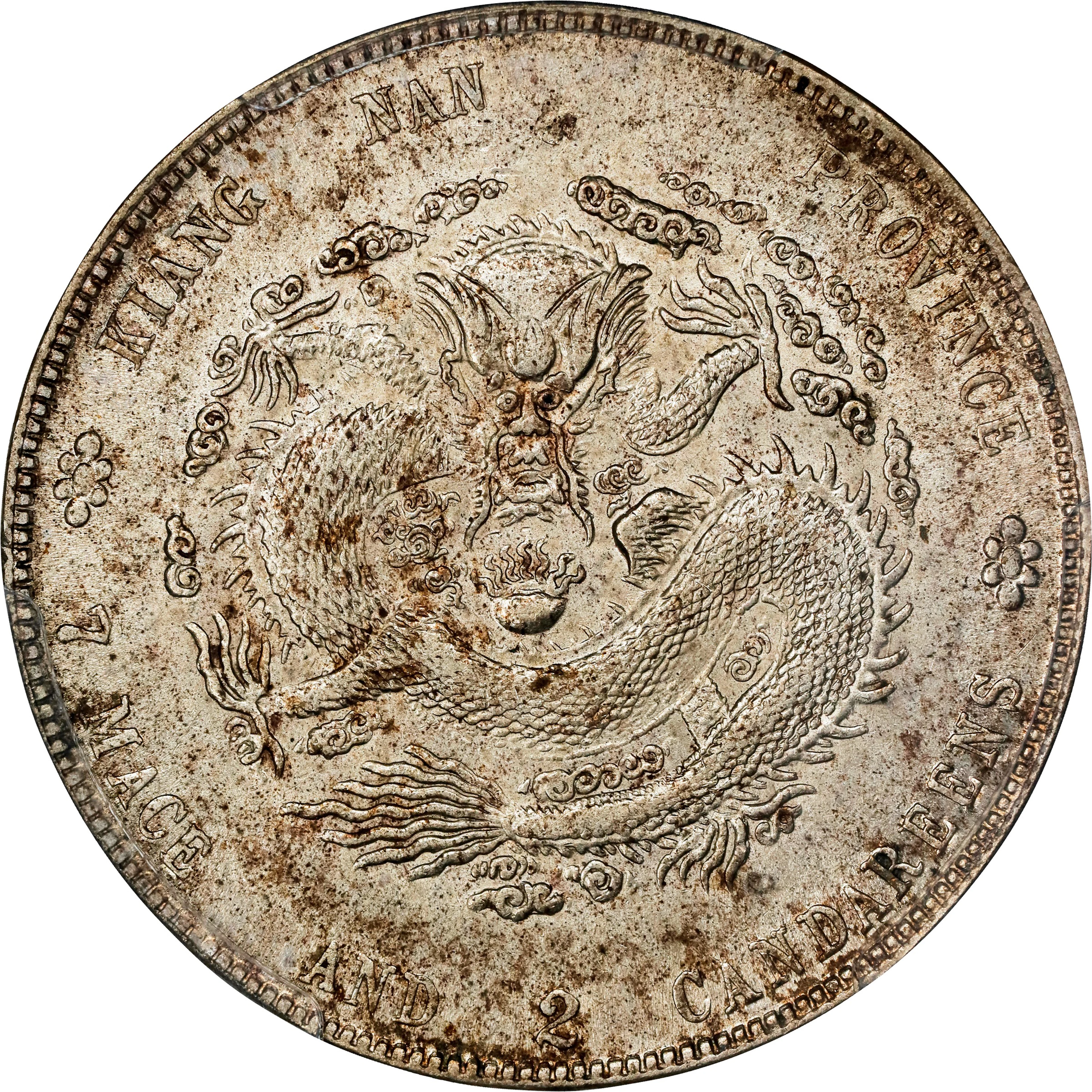 (t) CHINA. Kiangnan. 7 Mace 2 Candareens (Dollar), CD (1902). Nanking