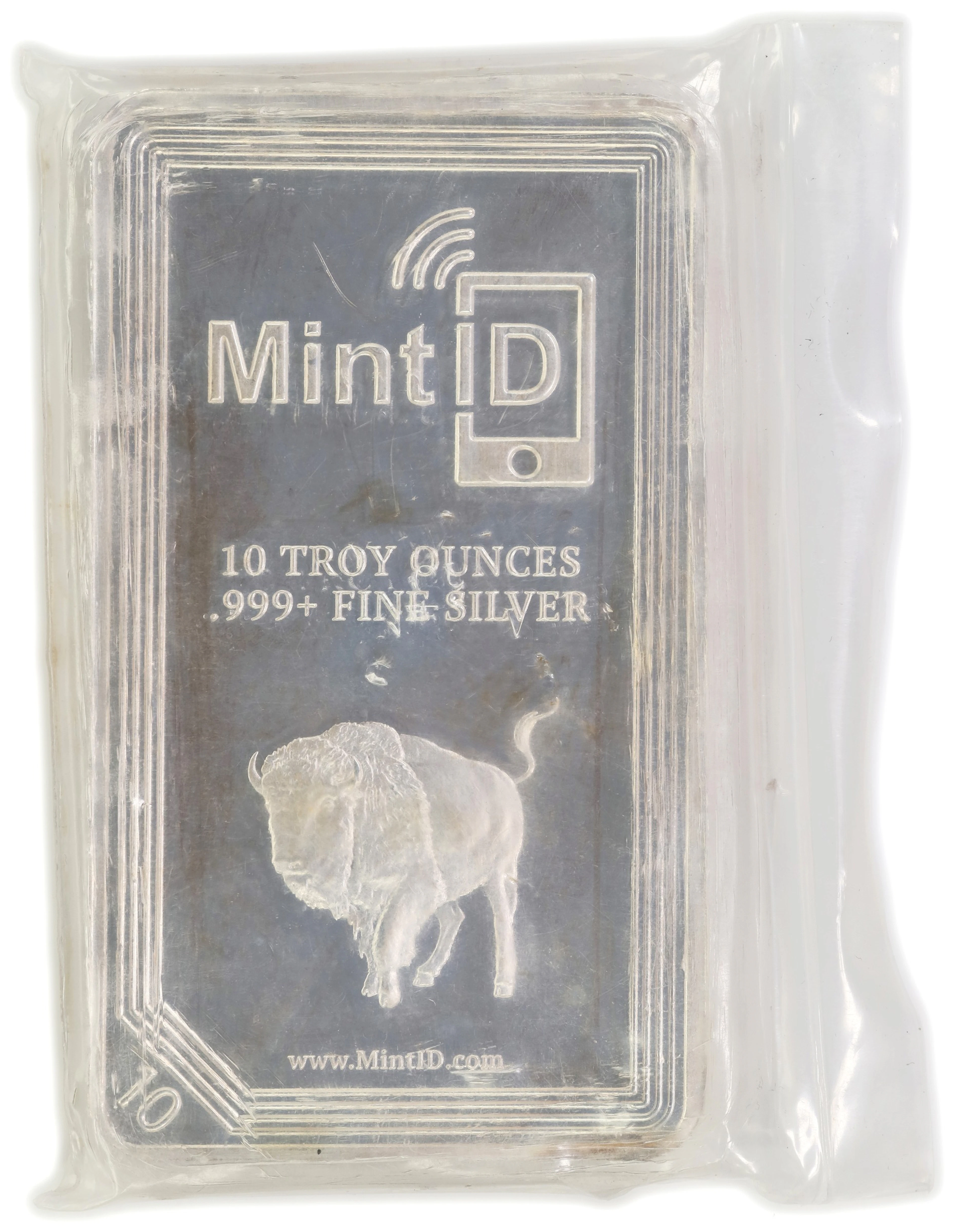 (10 oz, 311.04 g ASW). MintID 10 oz Silver Bar.