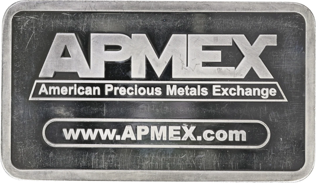(10 oz, 311.04 g ASW). APMEX 10 oz Silver Bar.