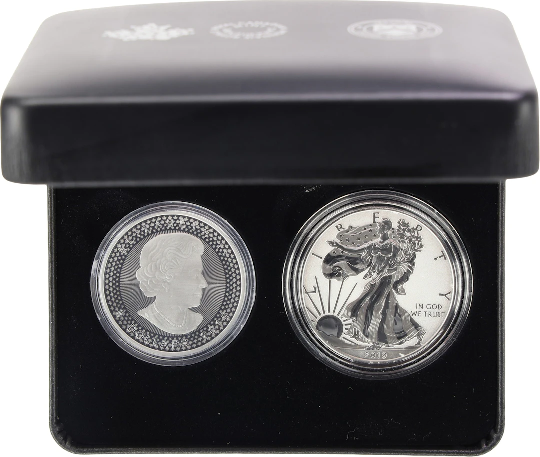 (2 oz, 62.208 g ASW). United States and Canada. 2019 Pride of Two