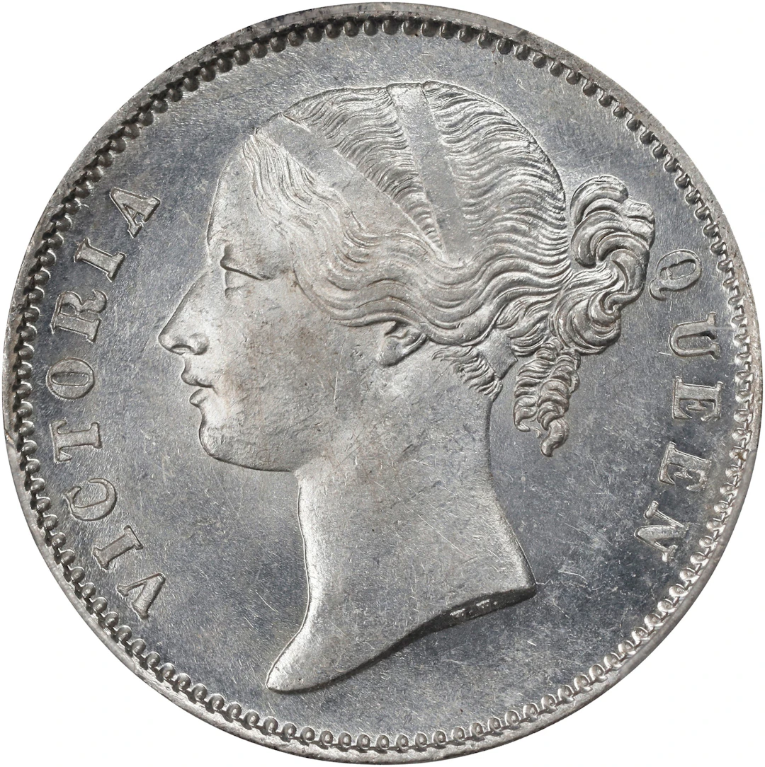 INDIA. British East India Company. Rupee, 1840-(B&C). Bombay or Calcutta
