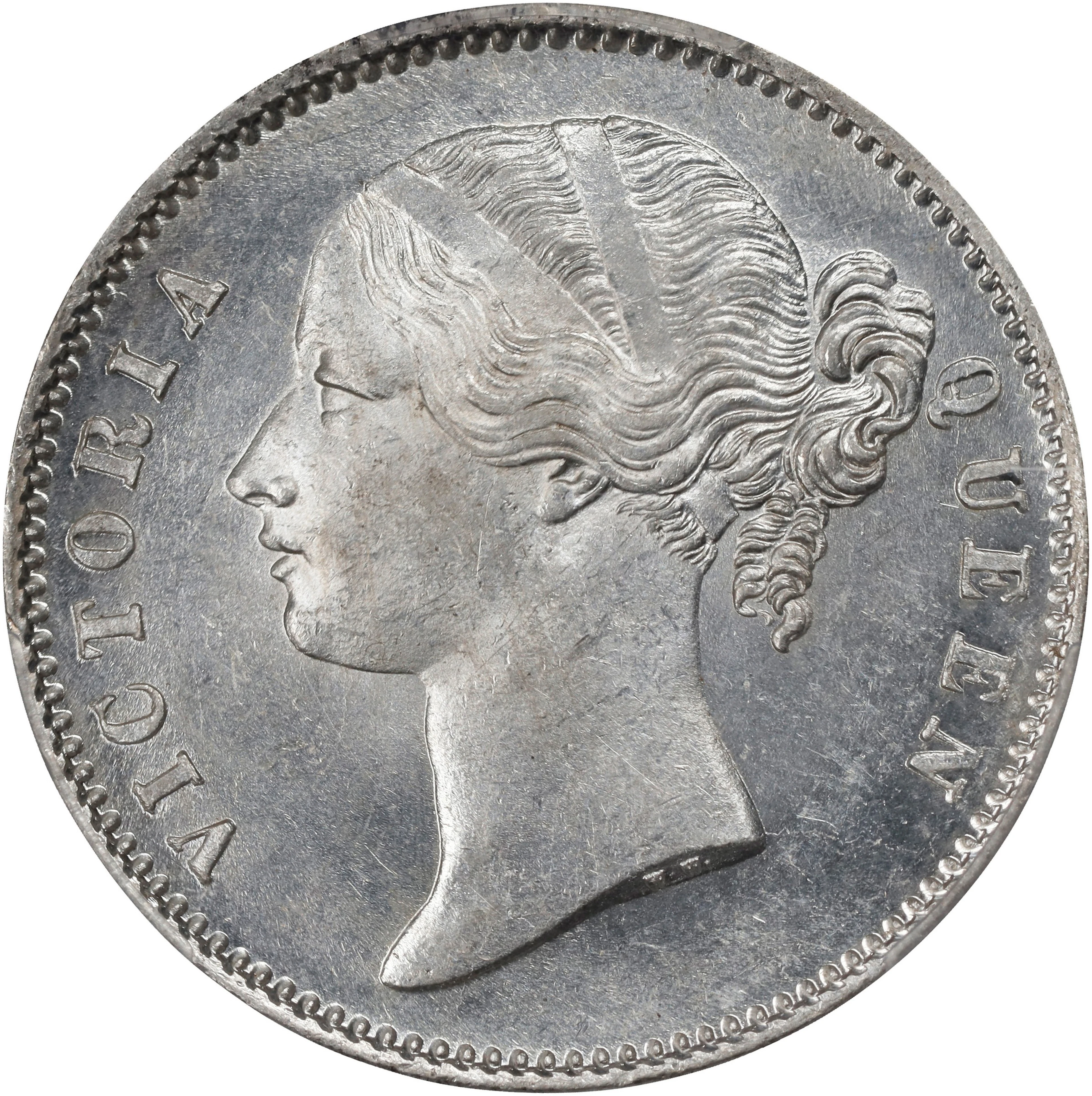 INDIA. British East India Company. Rupee, 1840-(B&C). Bombay or Calcutta