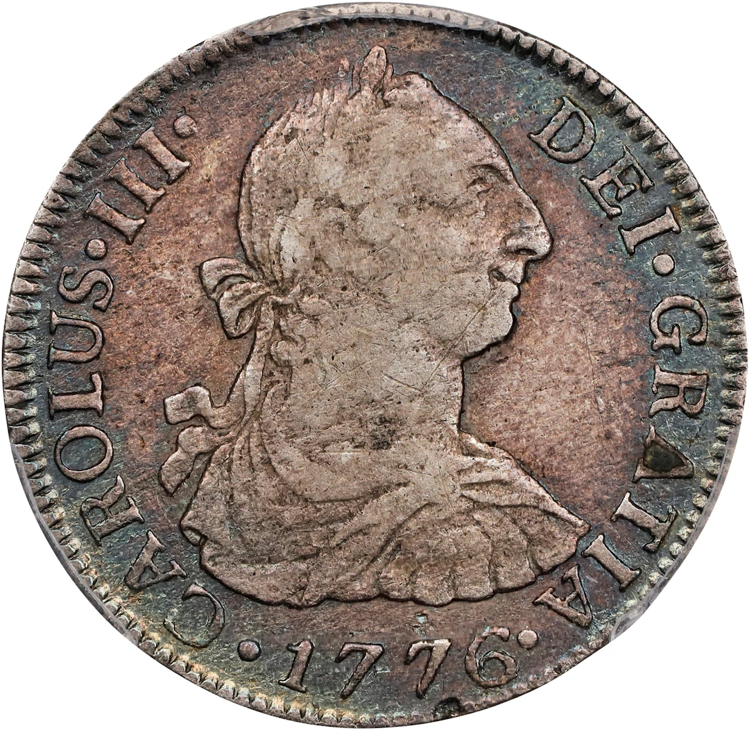 SPAIN. Viceroyalty of New Spain. 1776-Mo FM 2 Reales. Mexico City