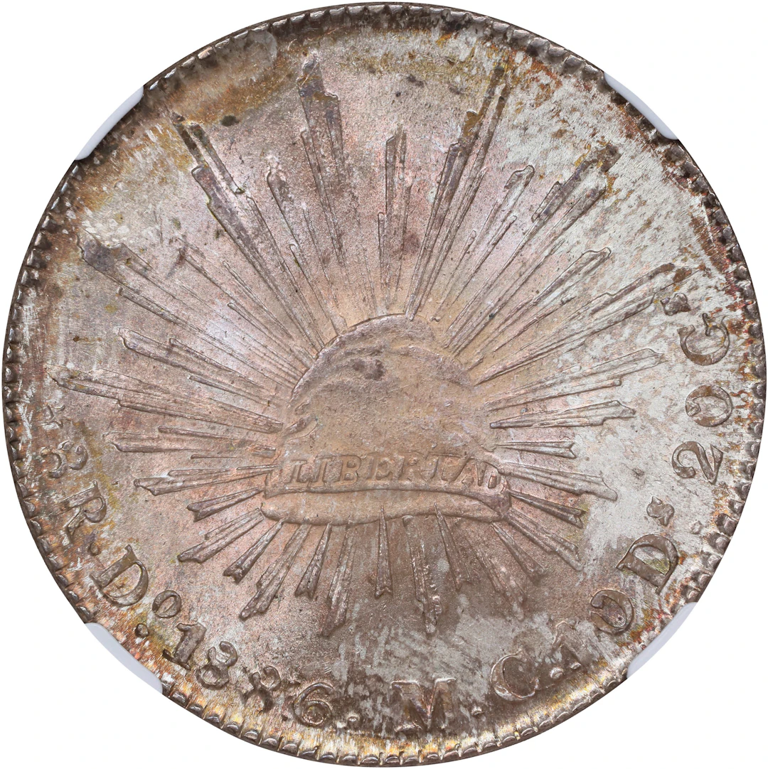 MEXICO. 8 Reales, 1886/3-Do MC. Durango Mint. NGC MS-65.