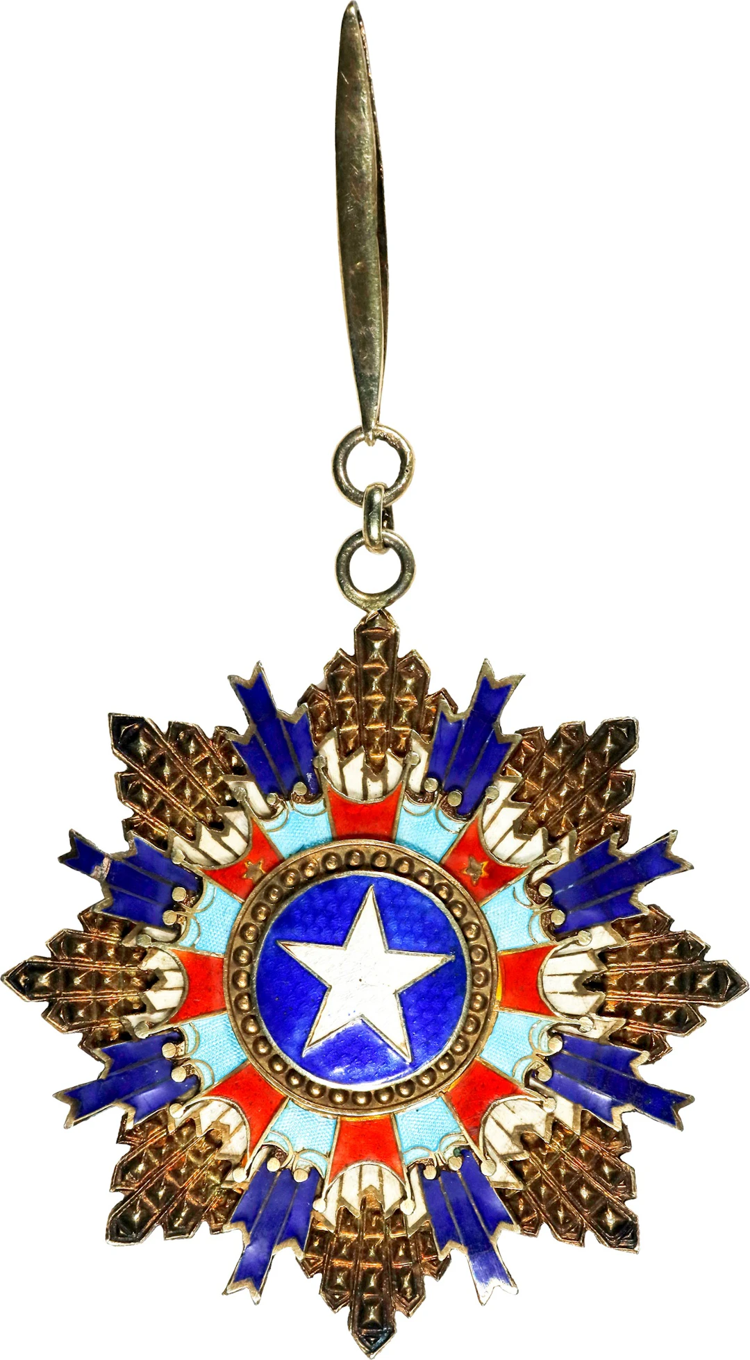 CHINA. Order of the Brilliant Star Fifth Class Commander Badge, Instituted