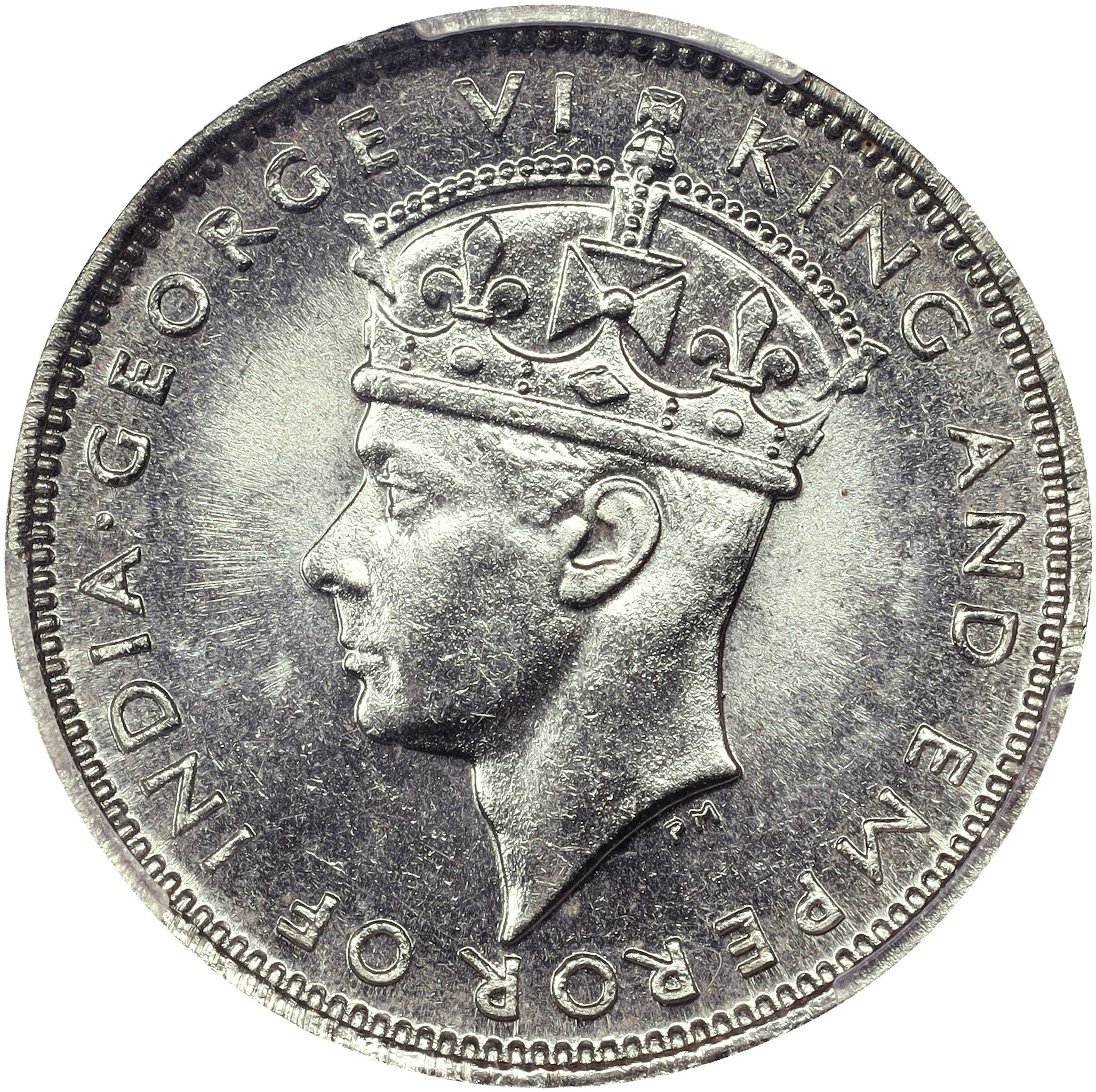 (t) HONG KONG (SAR). 10 Cents, 1939-H. Birmingham (Heaton) Mint. George