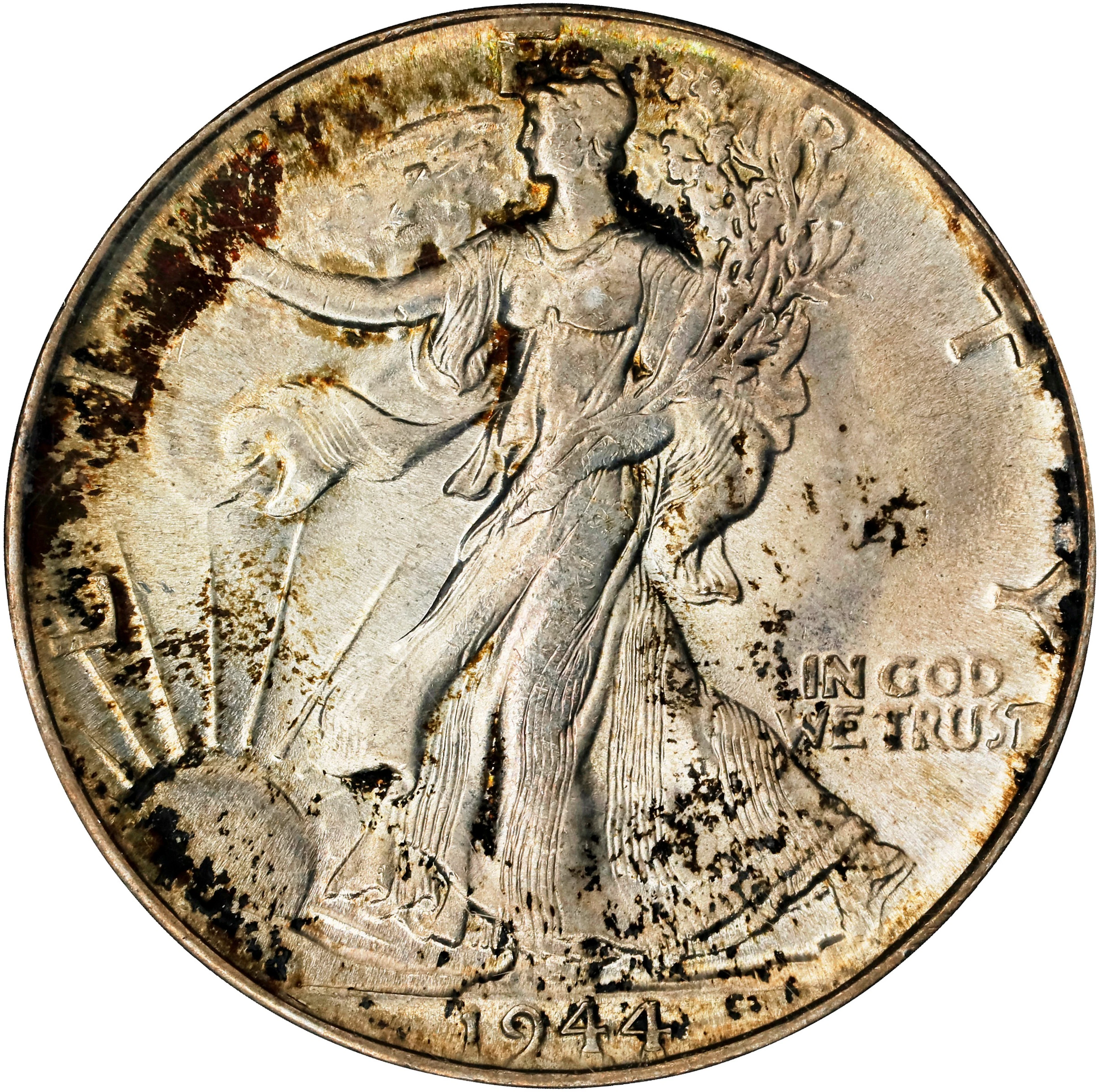 1944 Walking Liberty Half Dollar. MS-64 (PCGS). CAC. OGH Generation