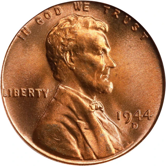 1944-D Lincoln Cent. MS-67 RD (PCGS). CAC. OGH Generation 3.0.